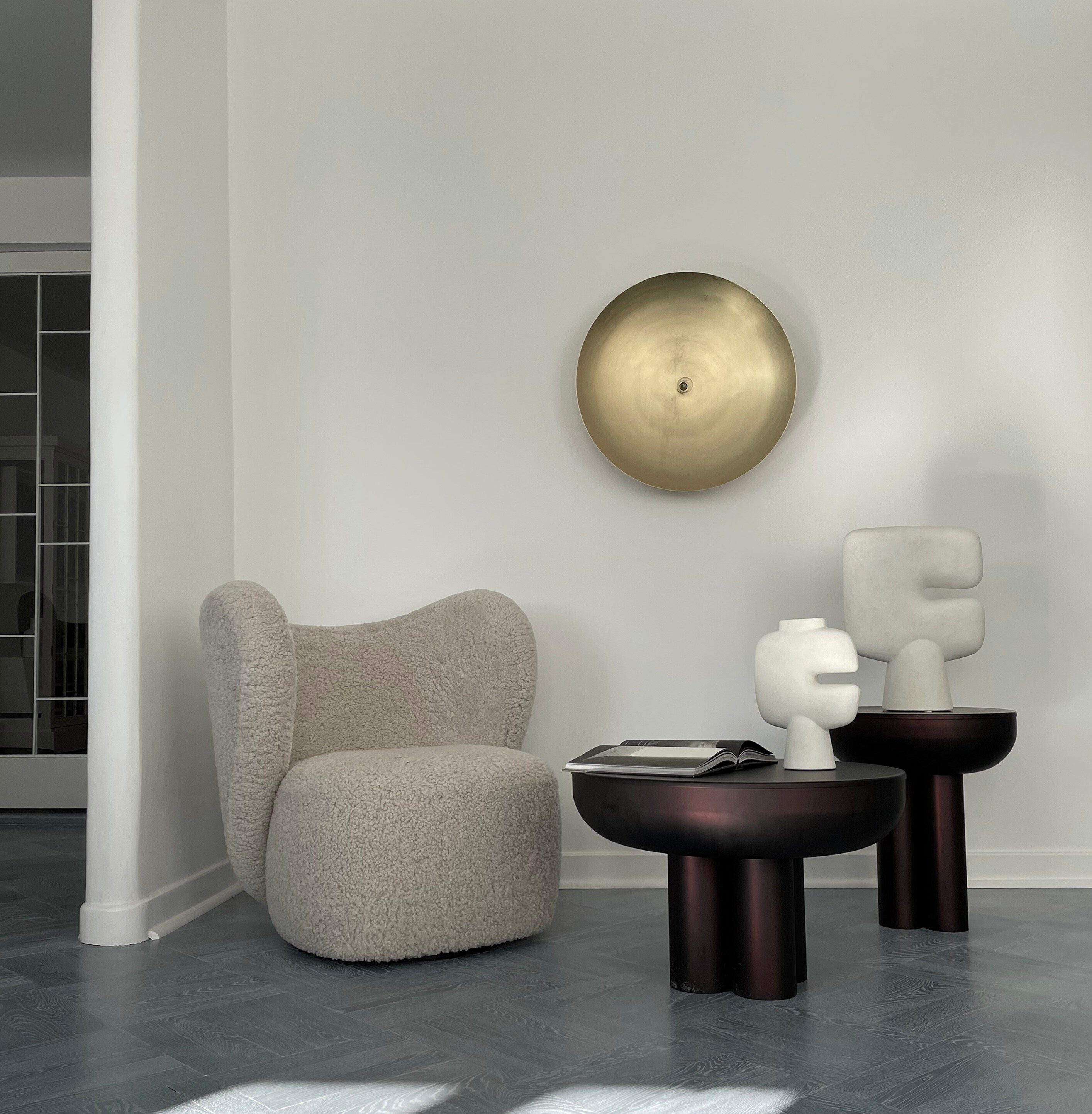 Tribal Vase, Medio - Bone White
