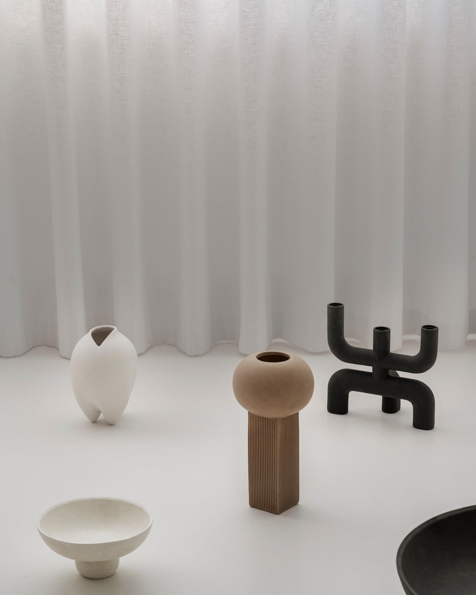 Sumo Vase, Slim Petit - Bone White