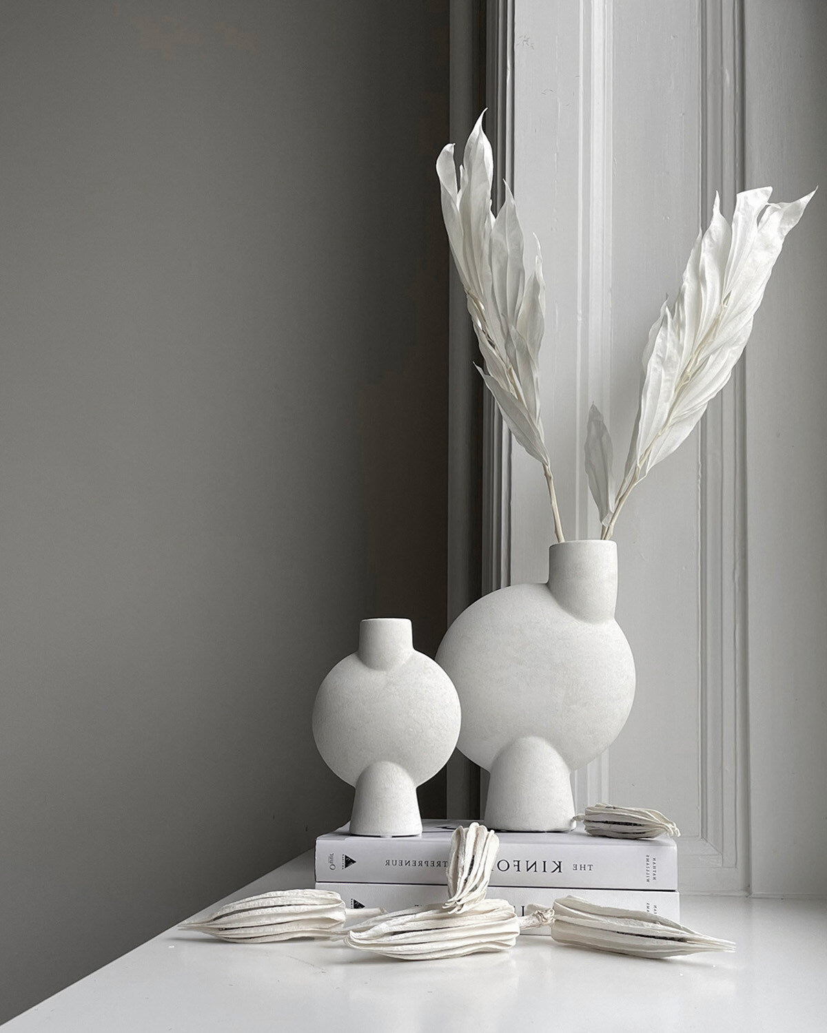 Sphere Vase Bubl, Mini - Bone White