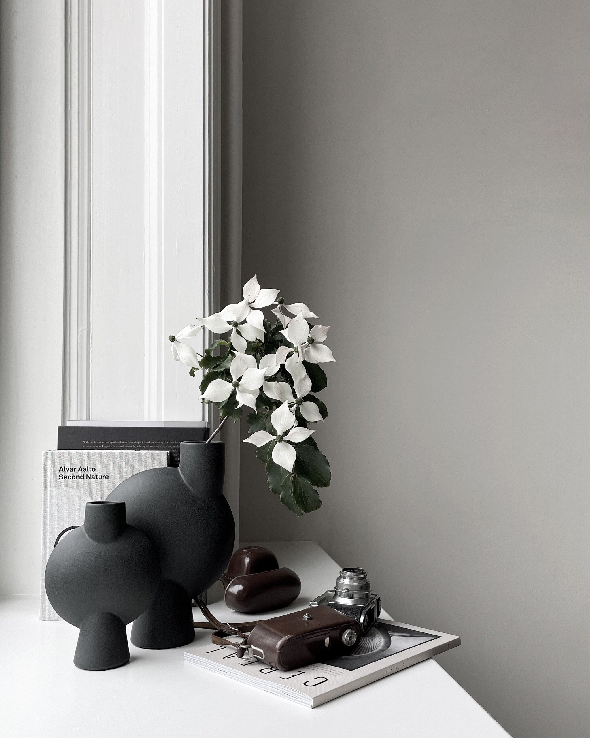 Sphere Vase Bubl, Mini - Black