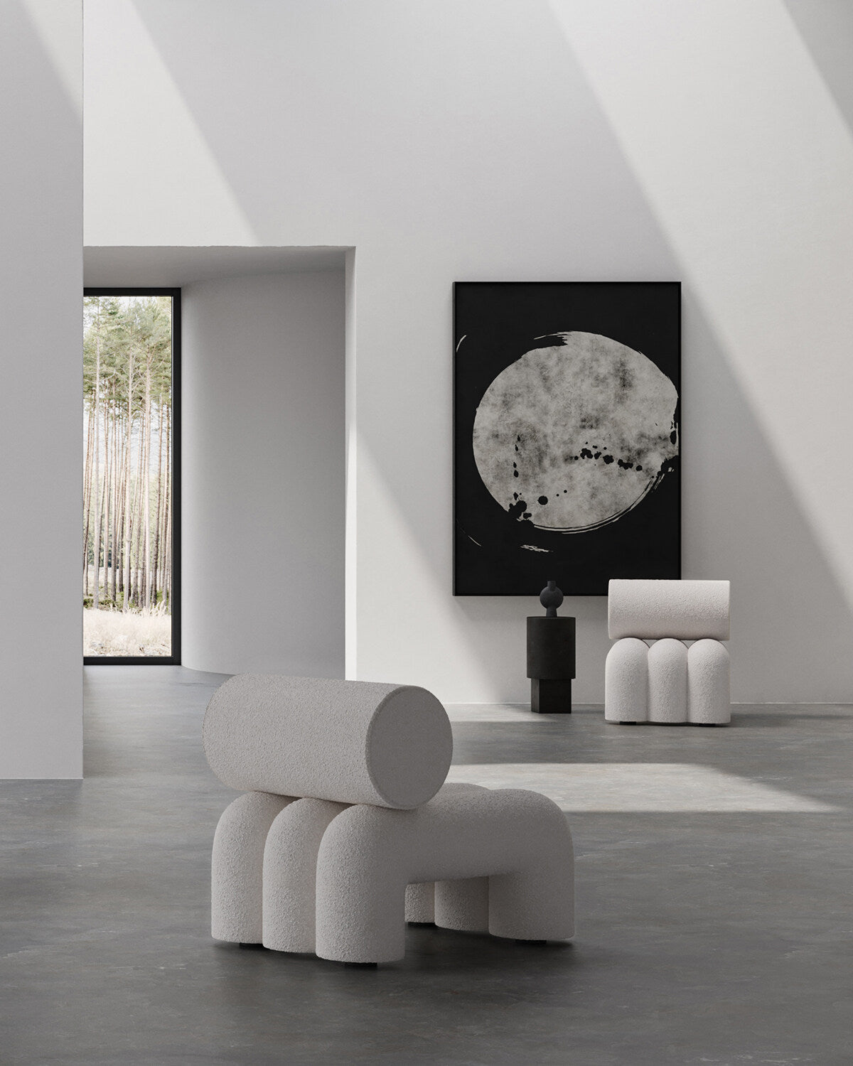 Sphere Vase Bubl, Mini - Black