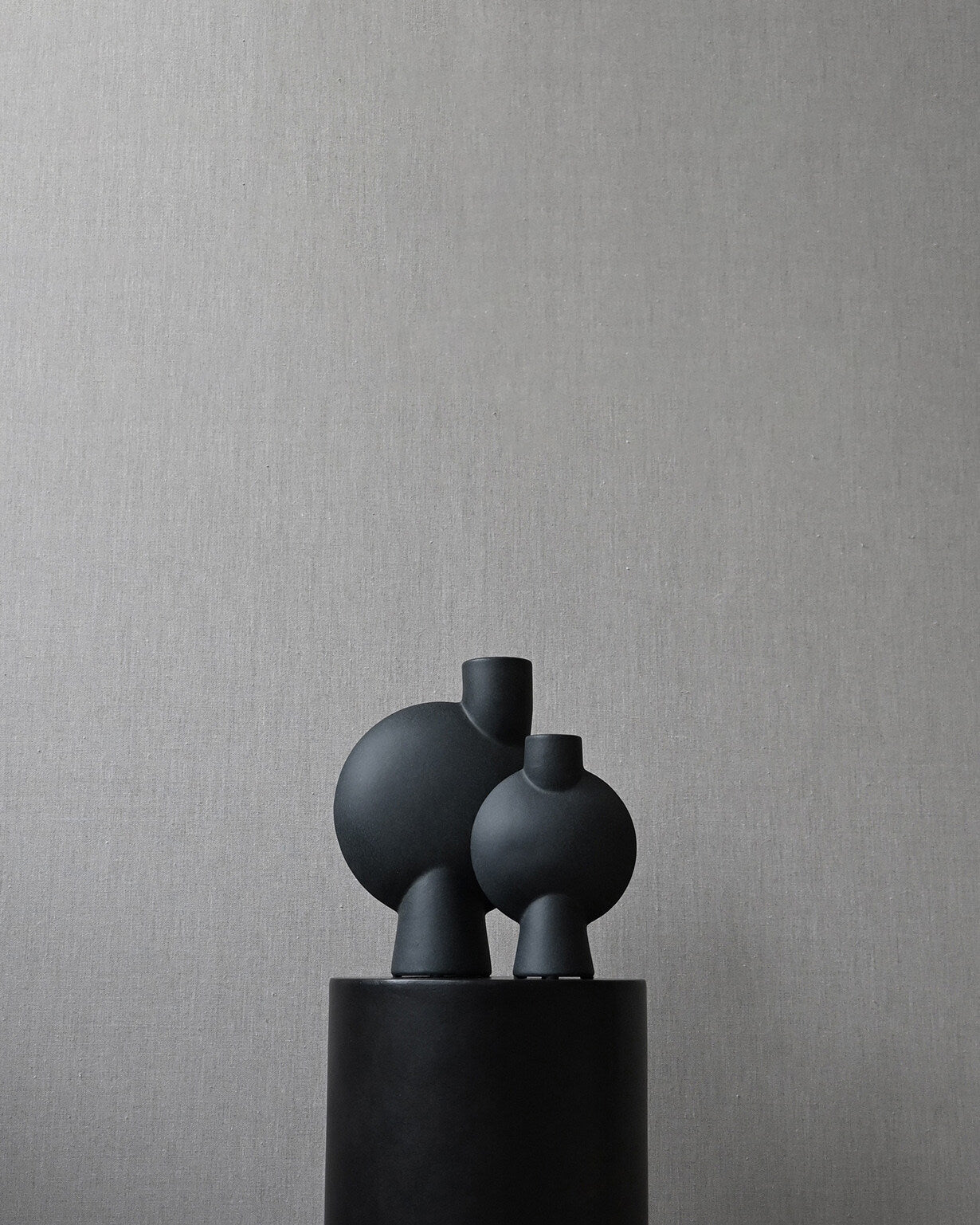 Sphere Vase Bubl, Mini - Black