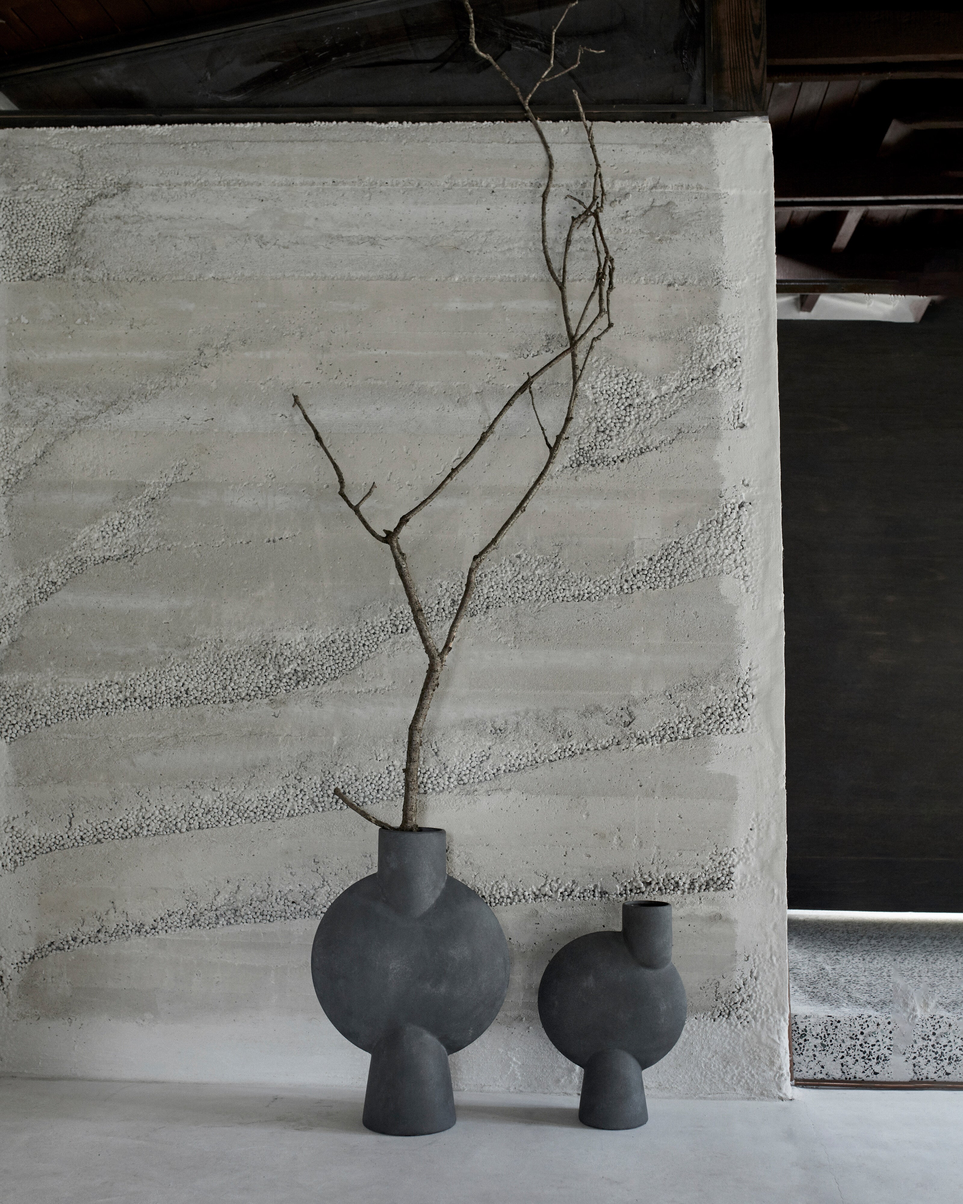Sphere Vase Bubl, Big - Dark Grey