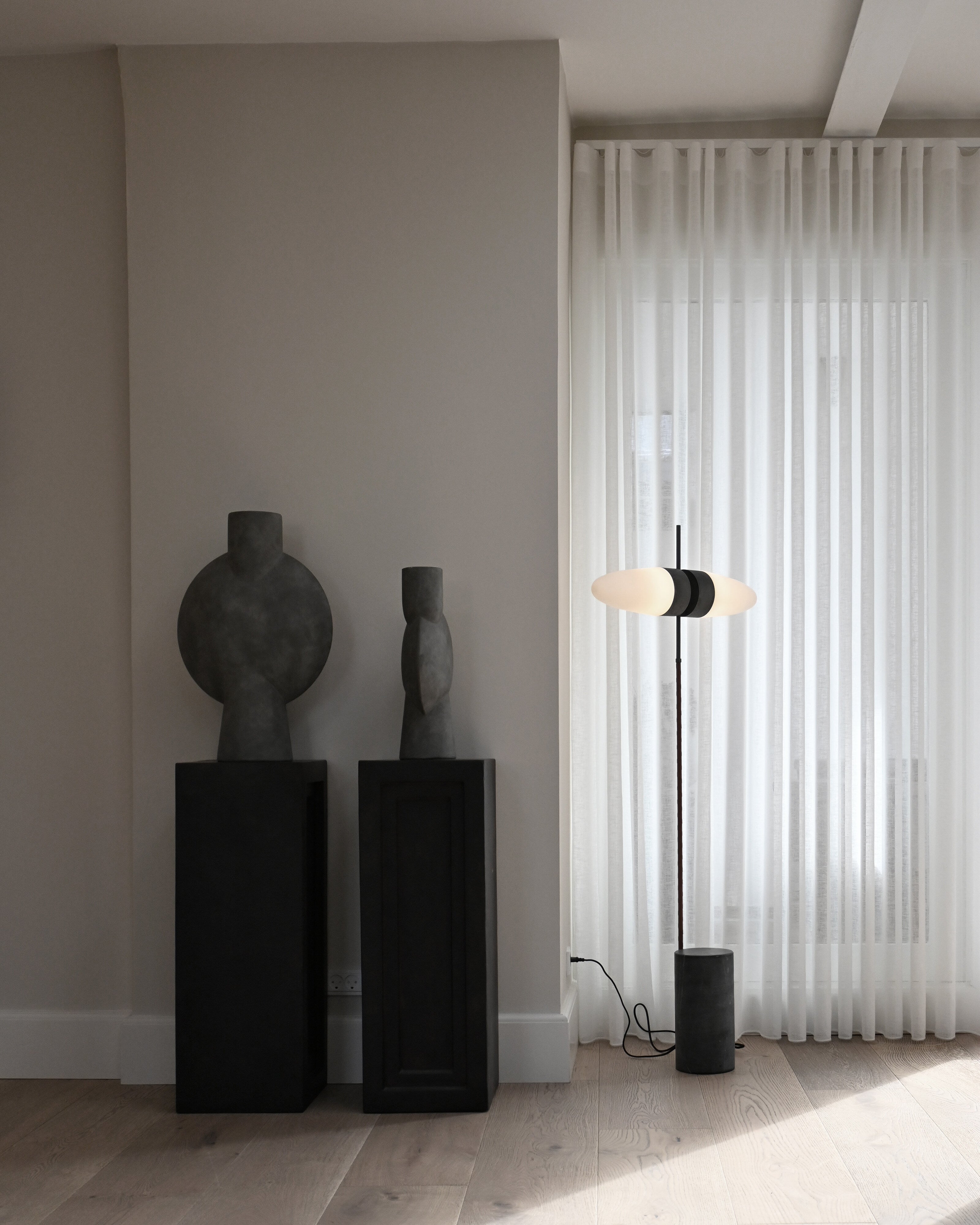 Sphere Vase Bubl, Hexa - Dark Grey