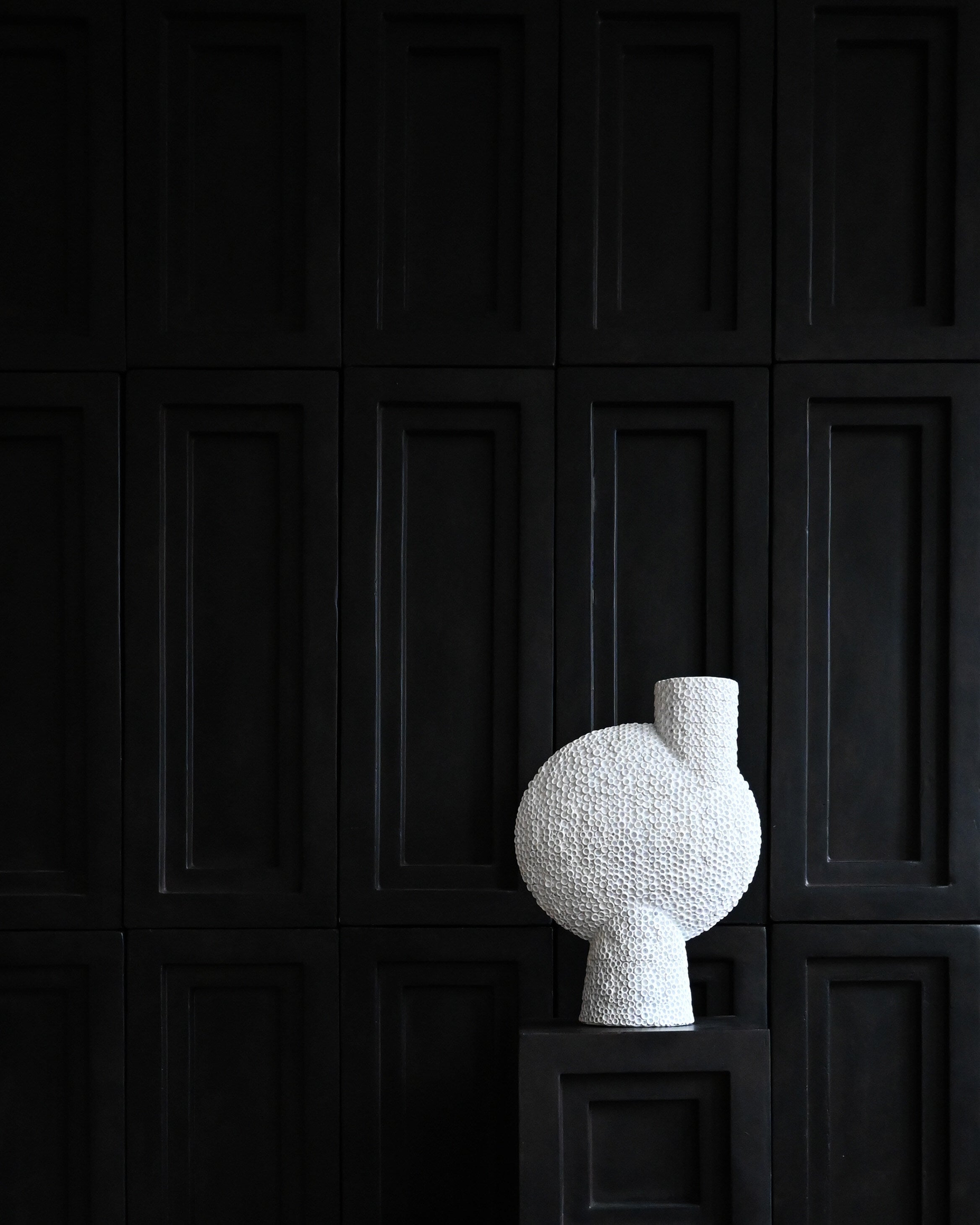 Sphere Vase Bubl Shisen, Big - Bone White