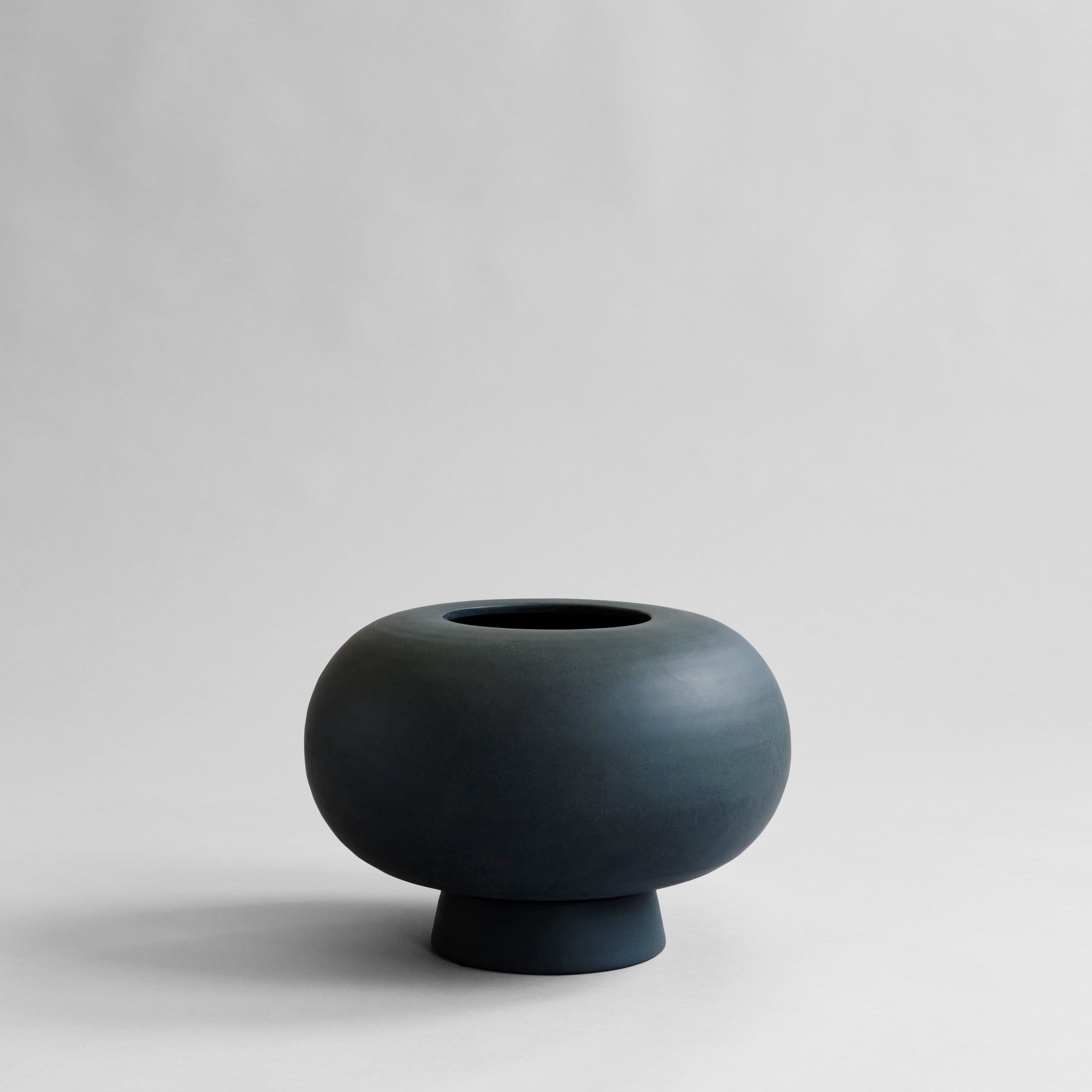 Kabin Vase, Fat - Black