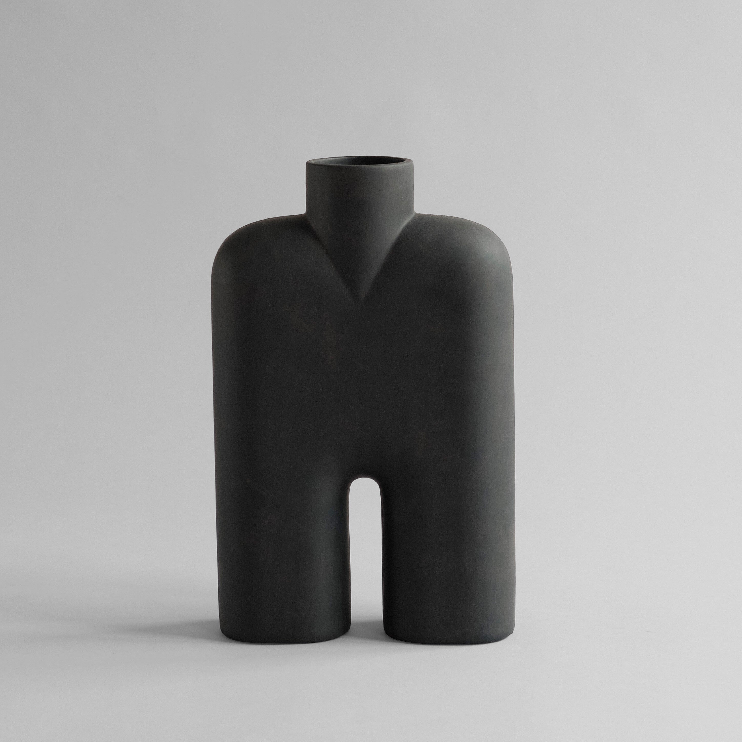 Cobra Vase Tall, Medio - Coffee
