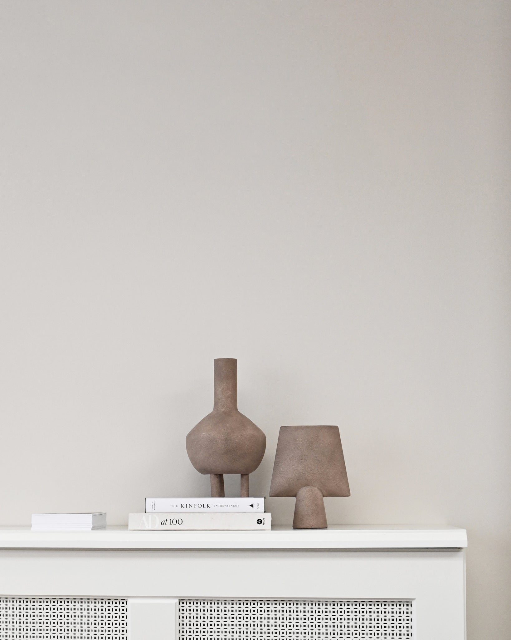 Duck Vase, Fat - Taupe