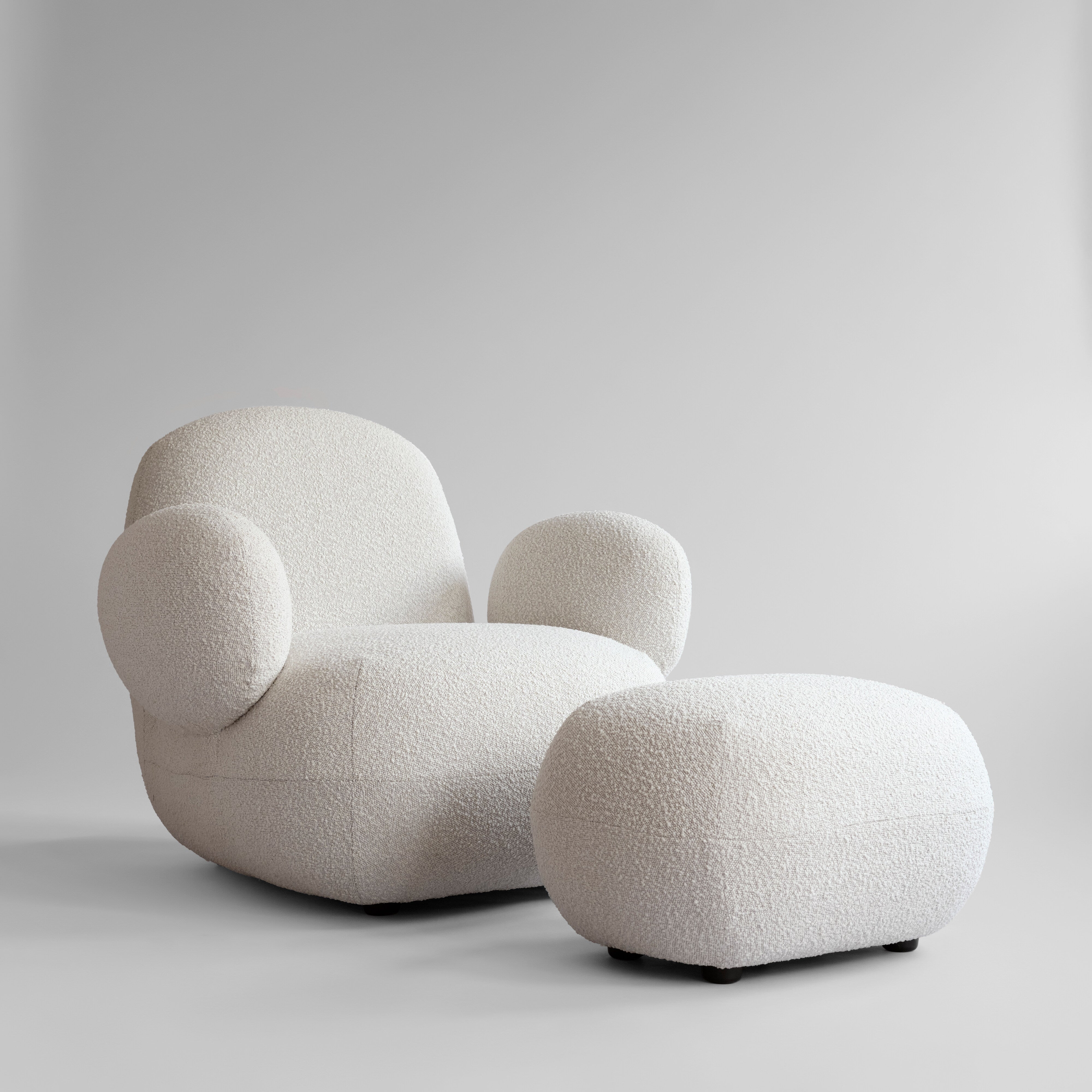 Toe Ottoman - Off White (CPH 900)