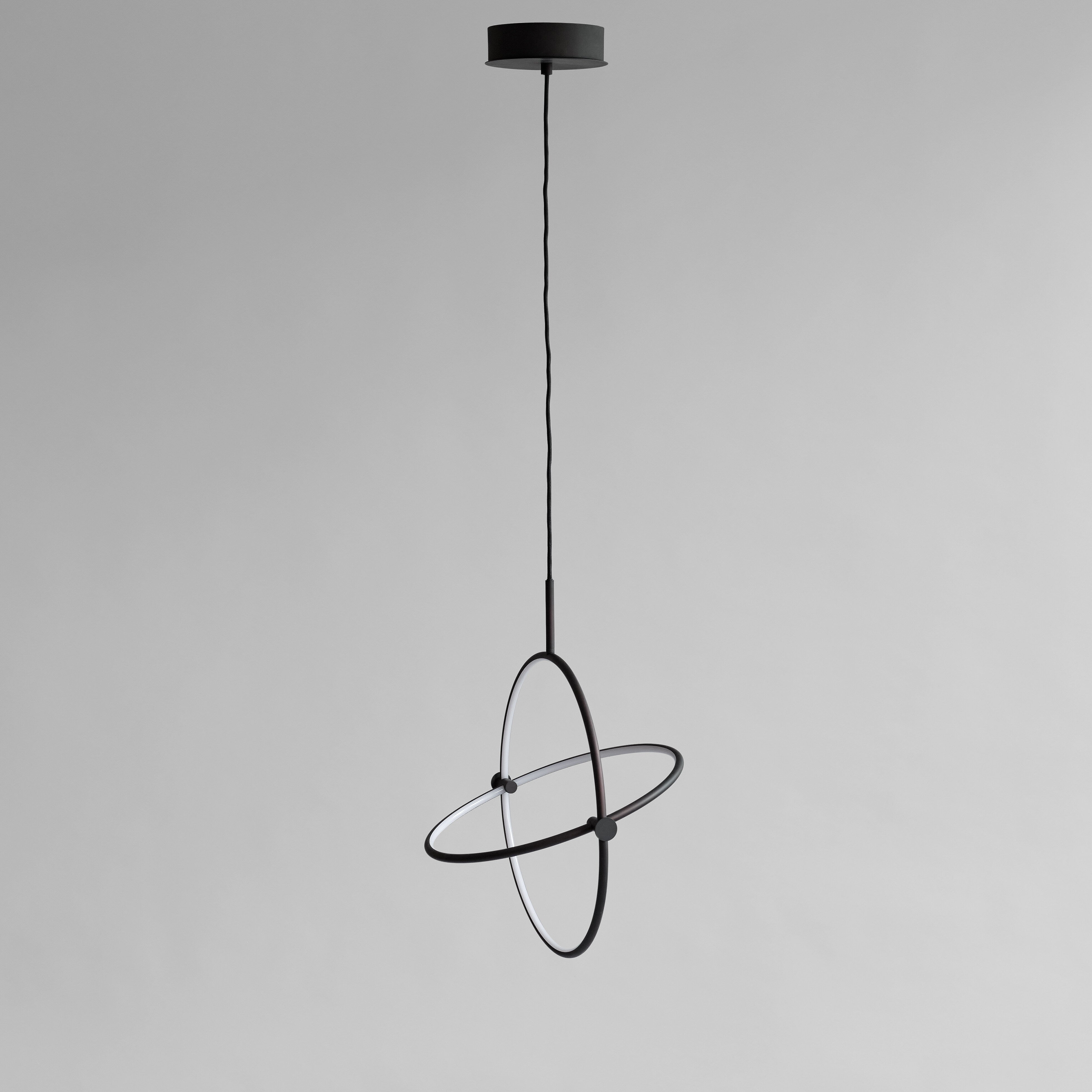 Maru Pendant, Ø40 - Burned Black