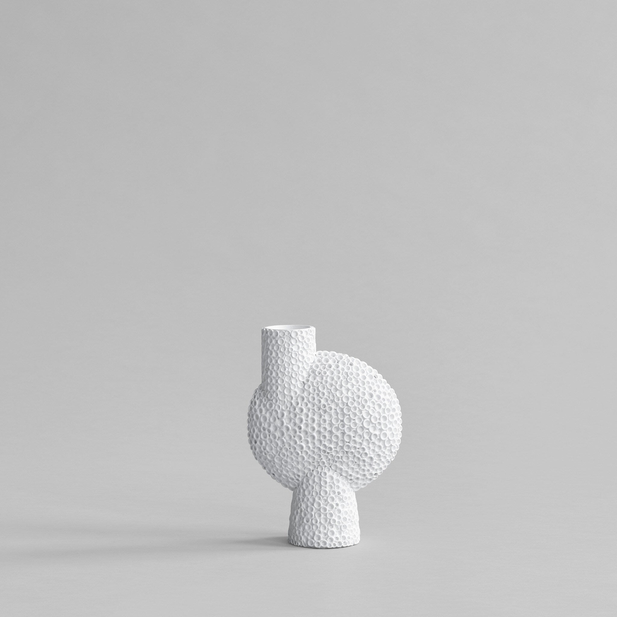 Sphere Vase Bubl Shisen, Medio - Bone White