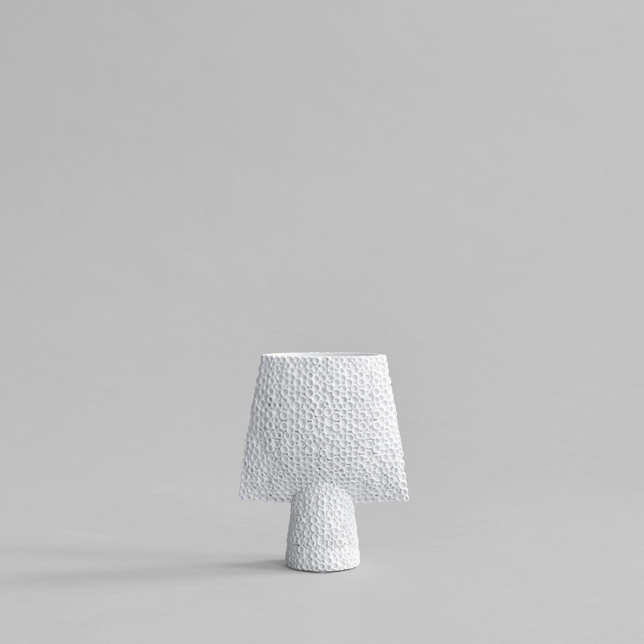 Sphere Vase Square Shisen, Mini - Bone White