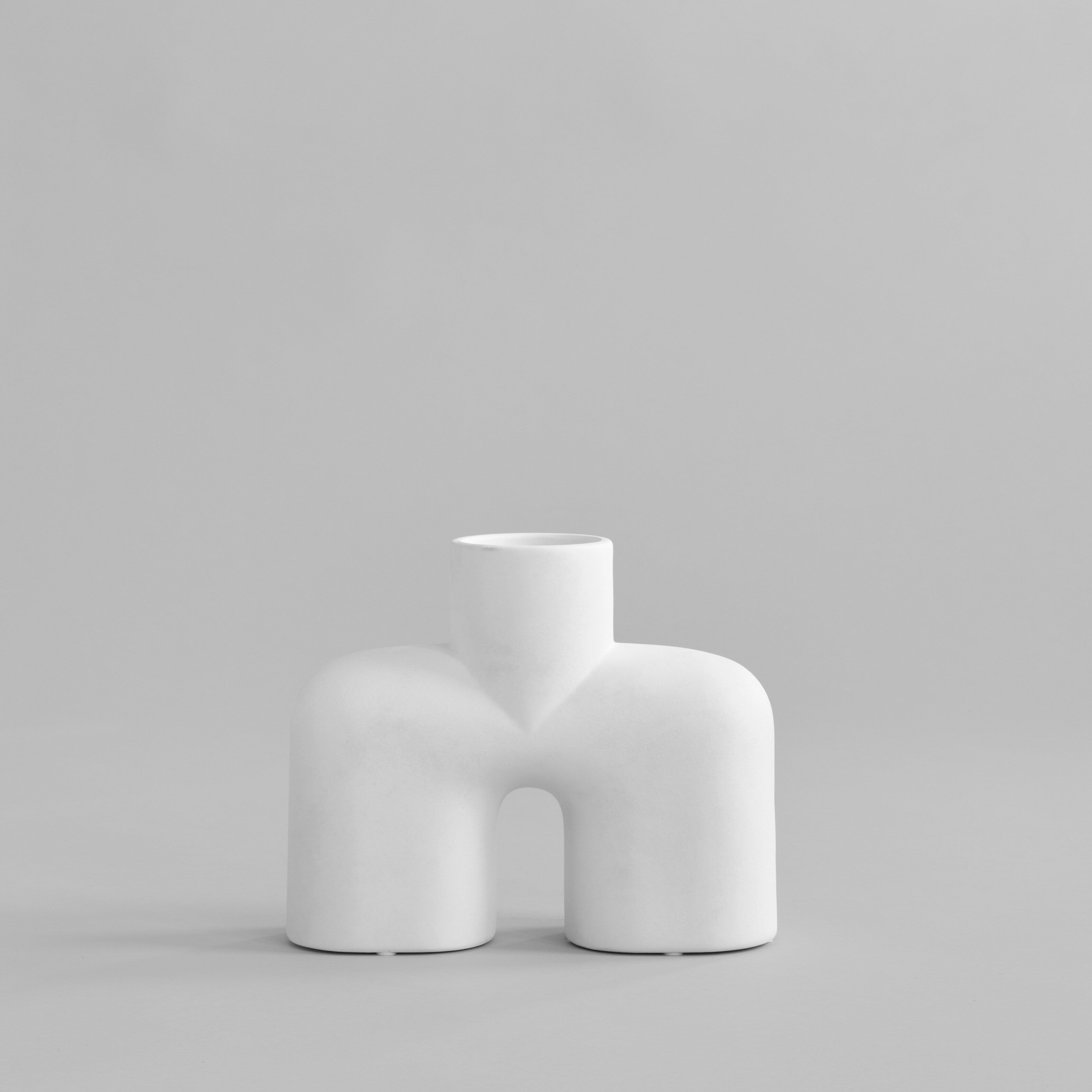 Cobra Vase Uno, Medio - Bone White