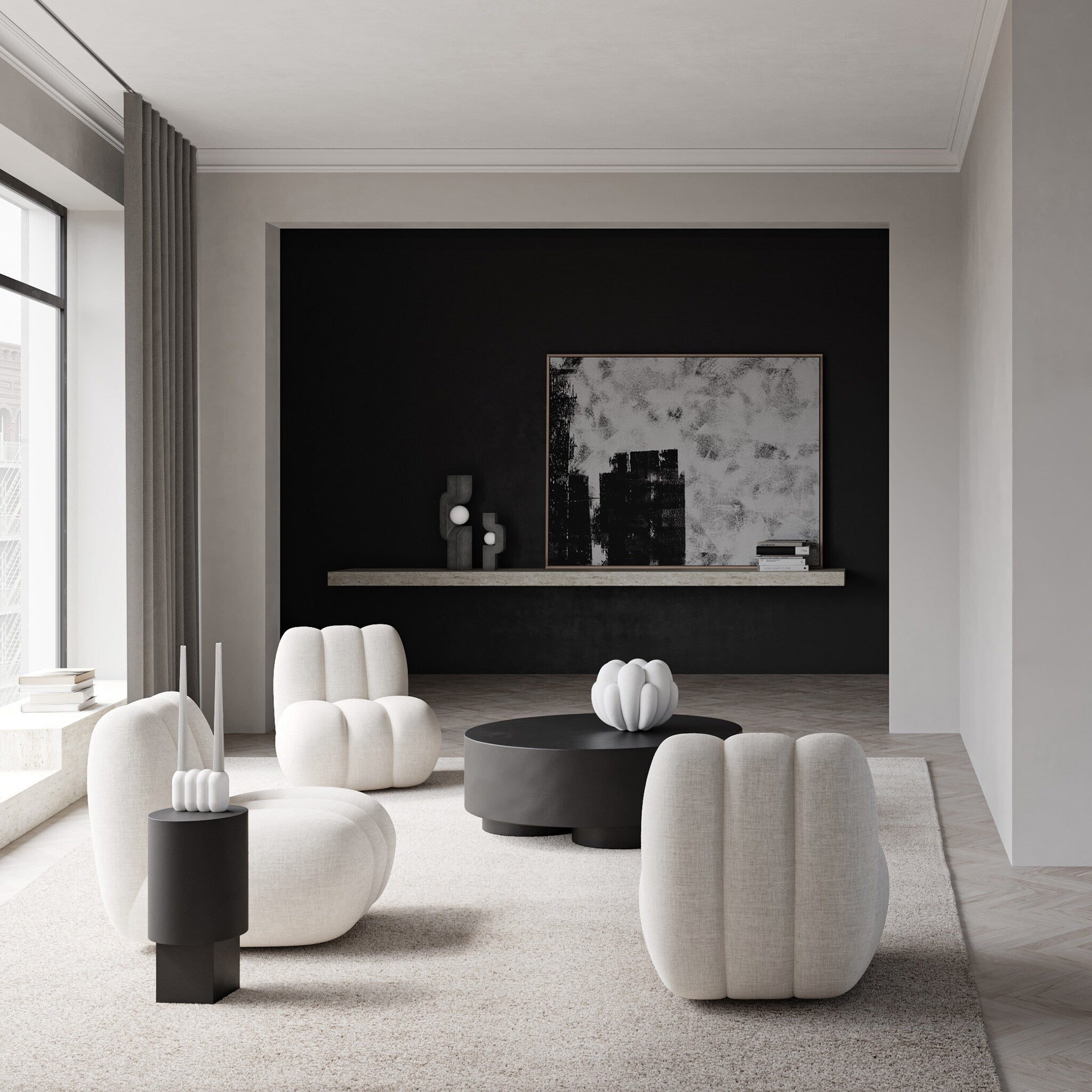 Bloom Vase, Mini - Bone White