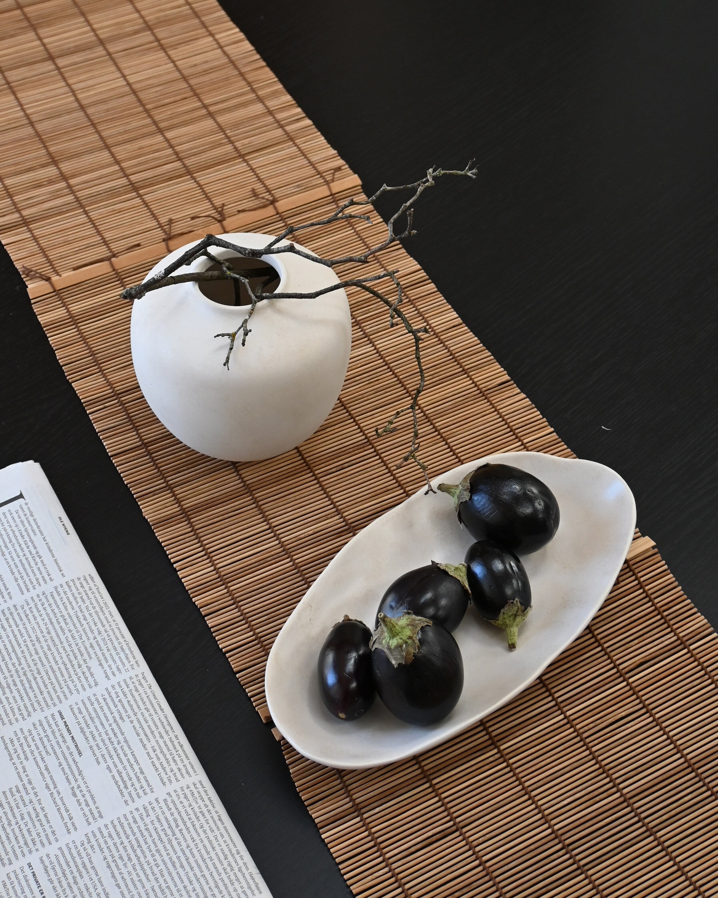 Sunao Vase, Petit - Birch