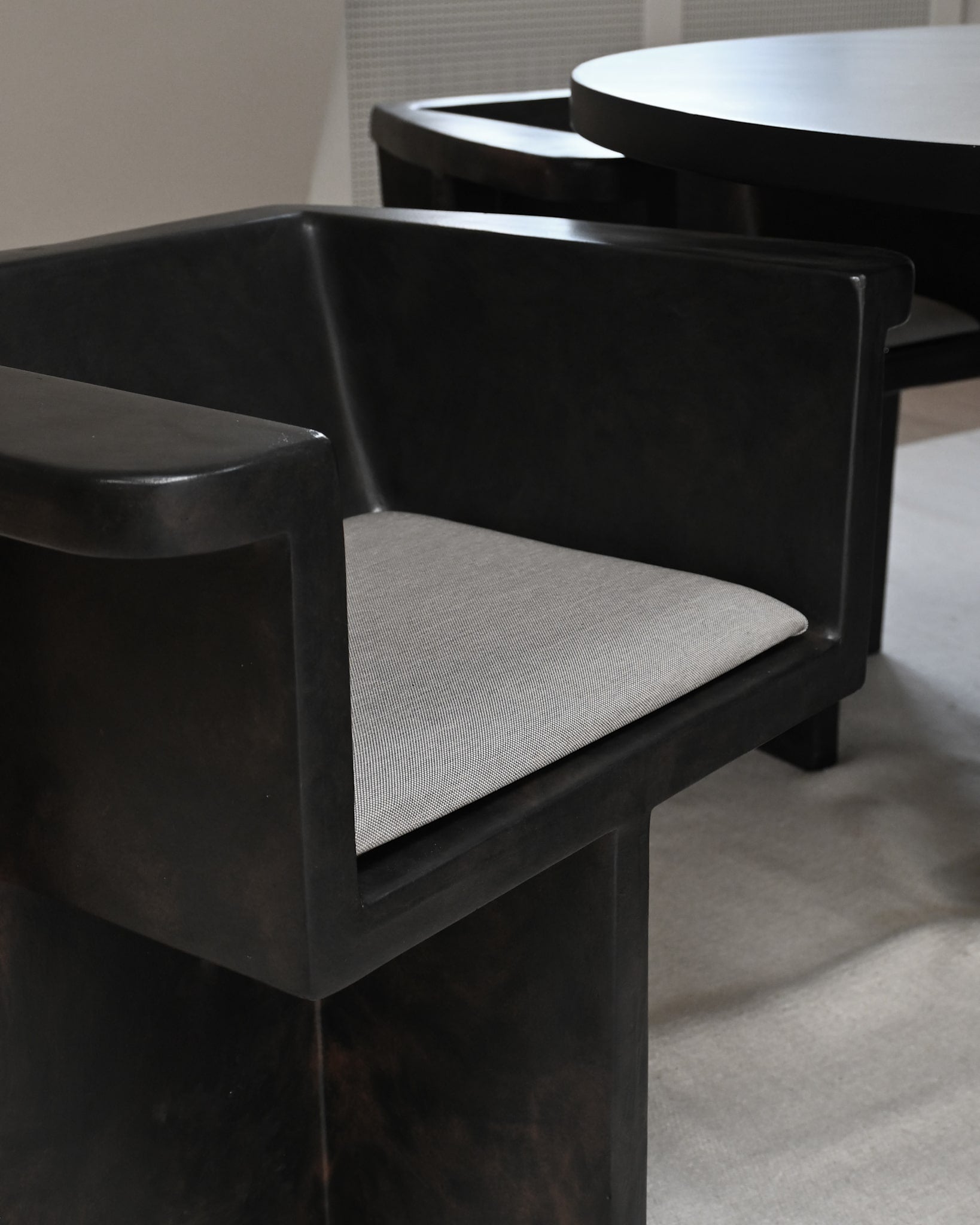 Brutus Dining Cushion - Taupe (Pallazo 163)