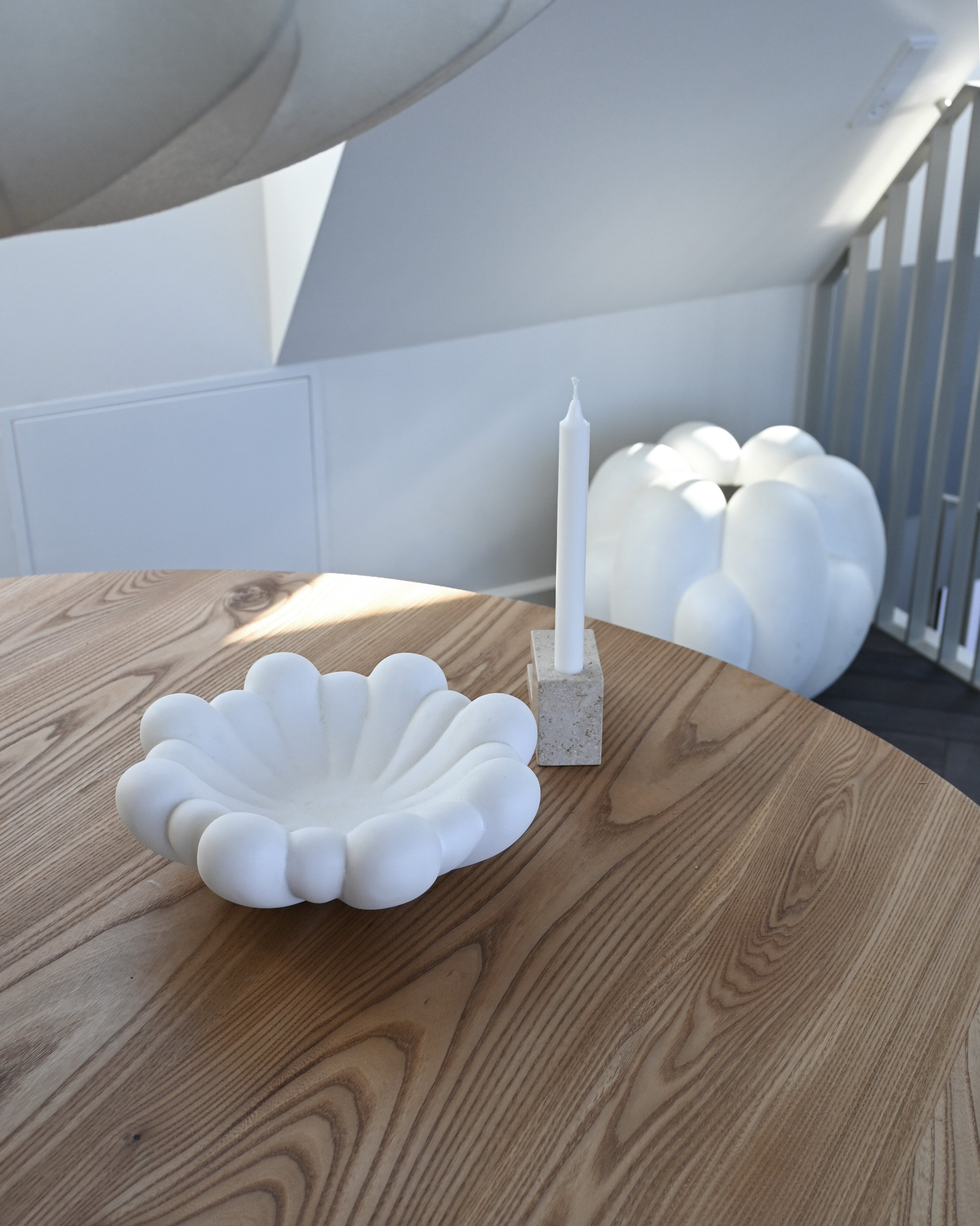 Bloom Tray, Medio - Bone White