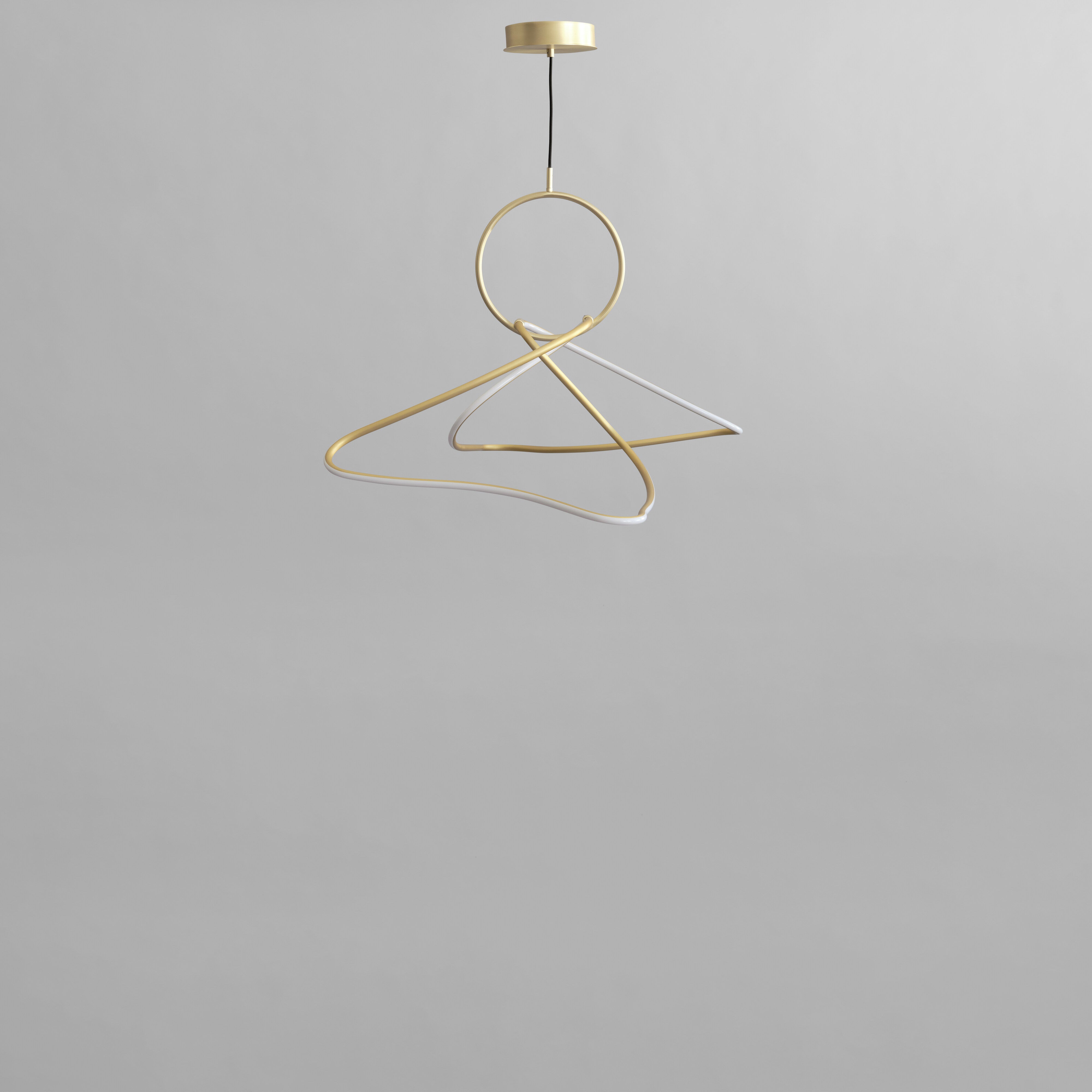 Kumo Chandelier, Mini - Brass