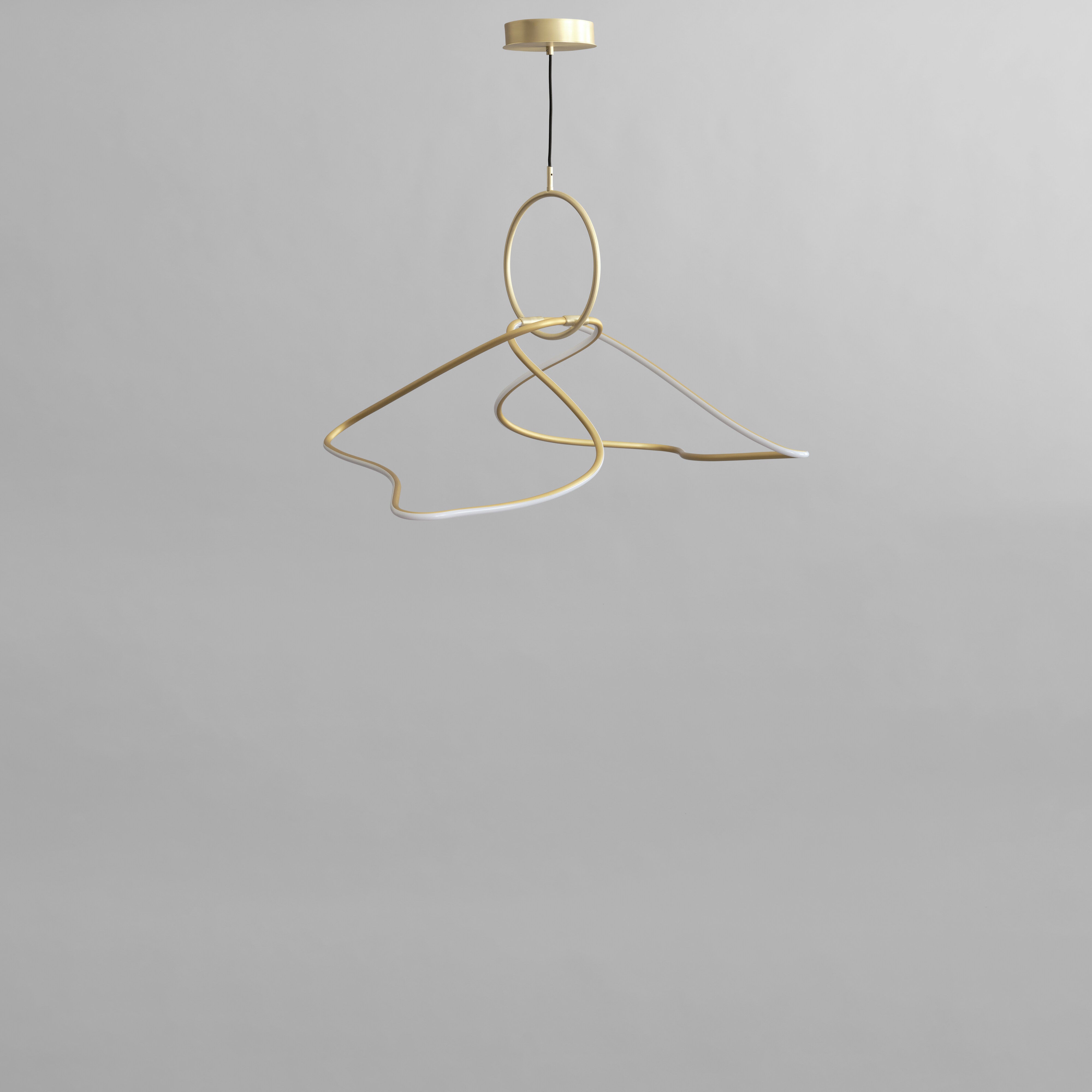 Kumo Chandelier, Mini - Brass