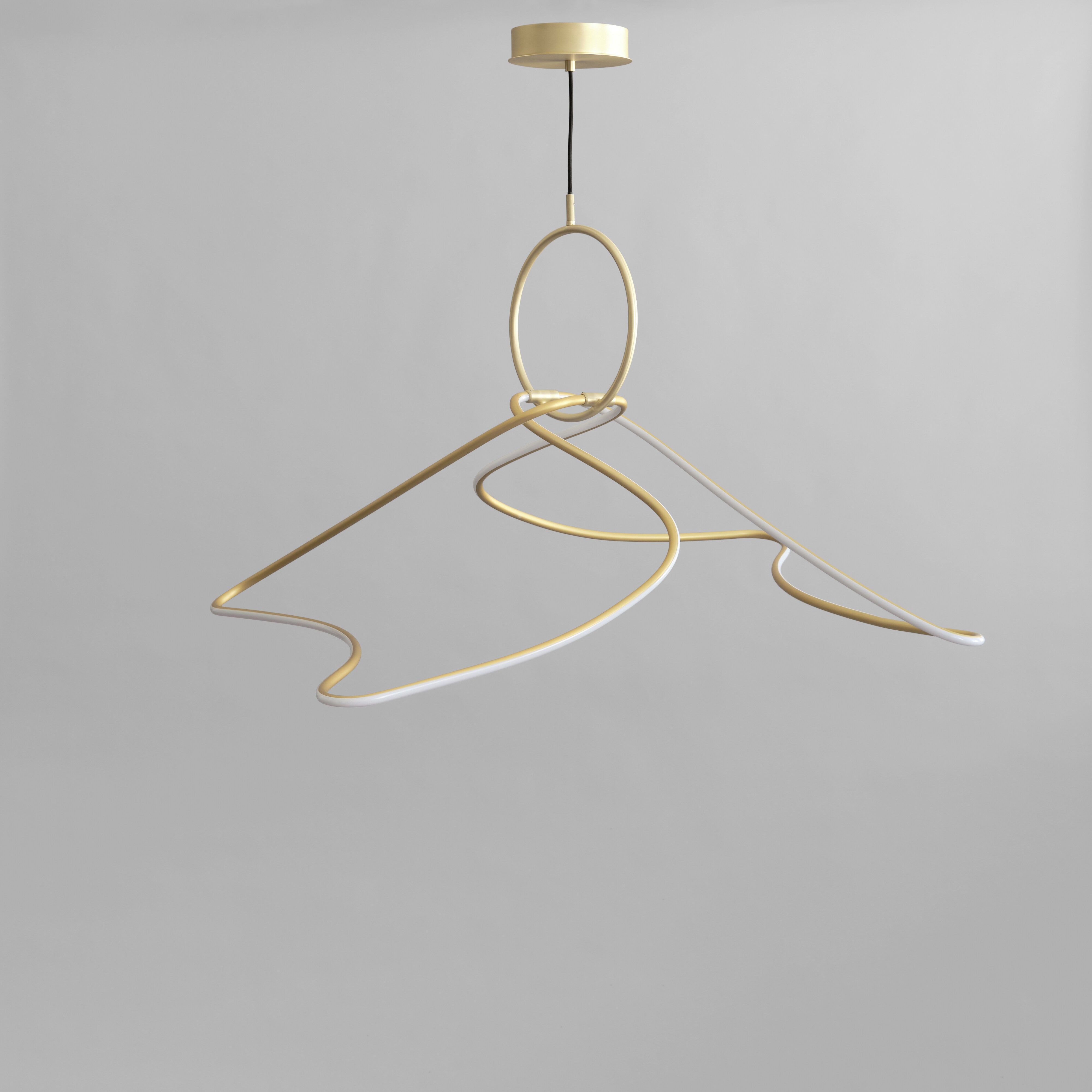 Kumo Chandelier, Big - Brass
