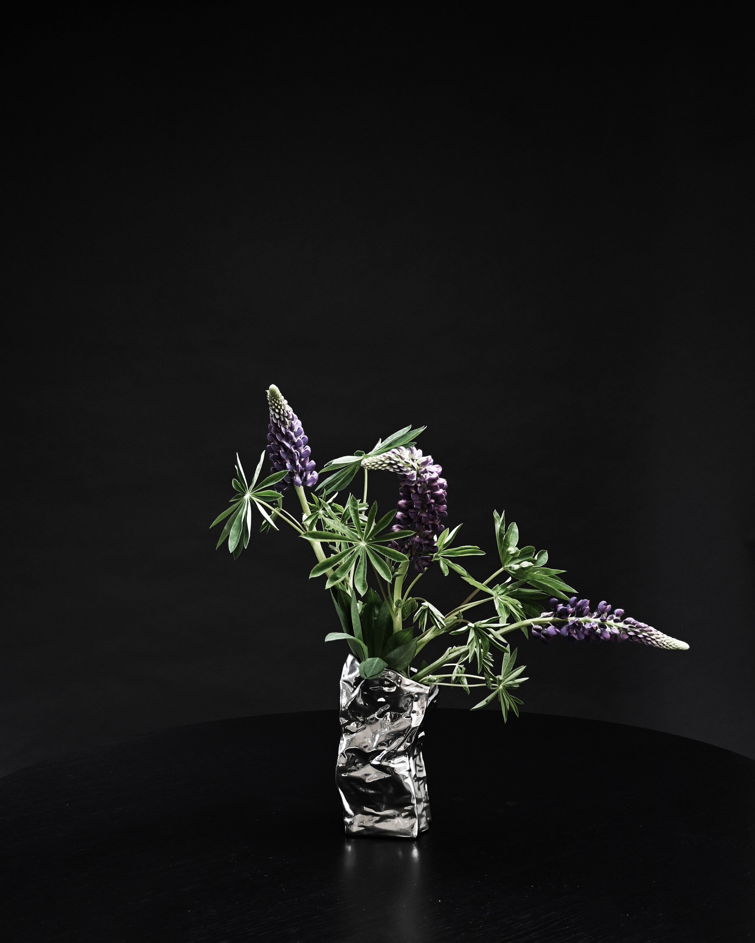 Kami Vase, Mini - Chrome