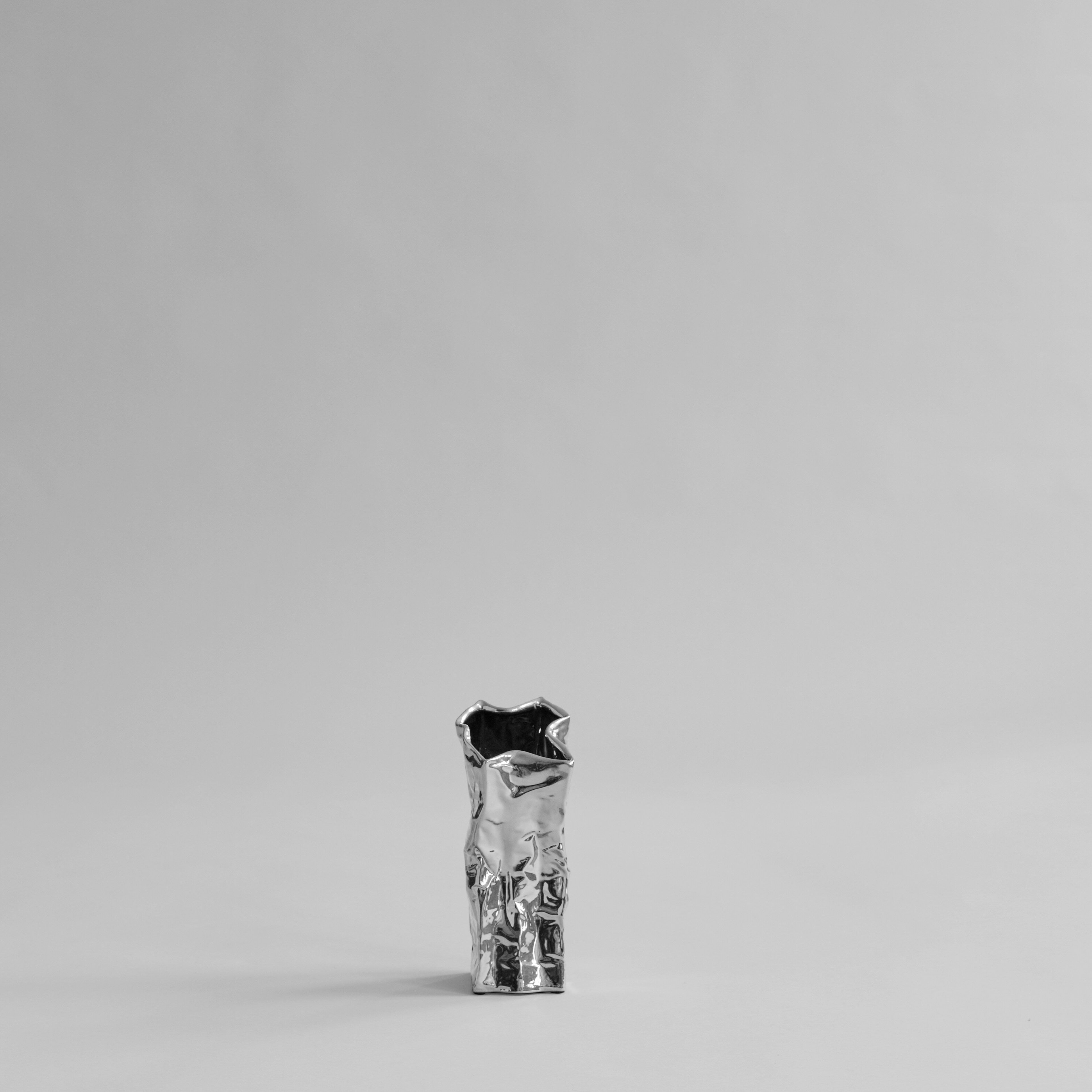Kami Vase, Mini - Chrome