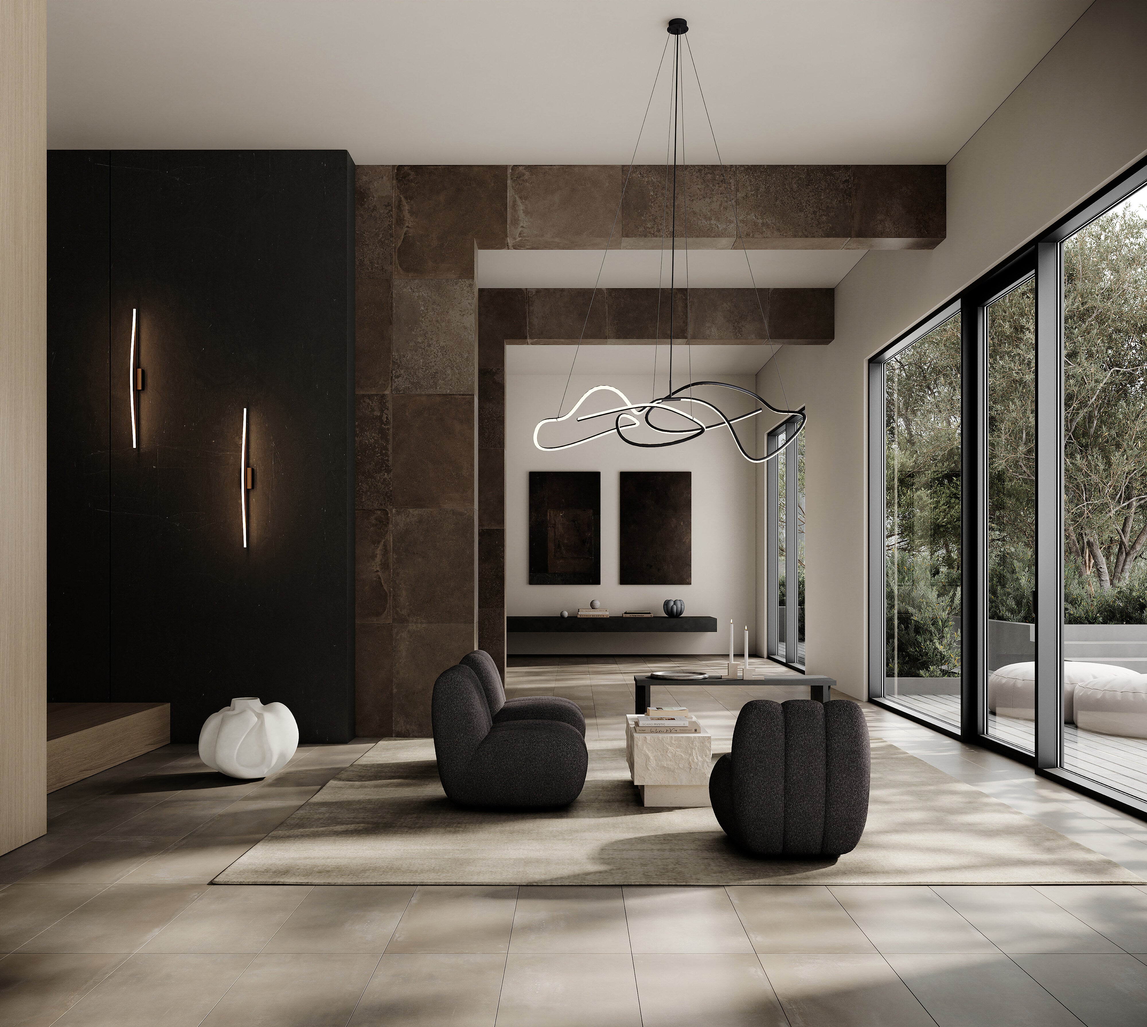 Toe Chair - Deep Taupe (A2635)
