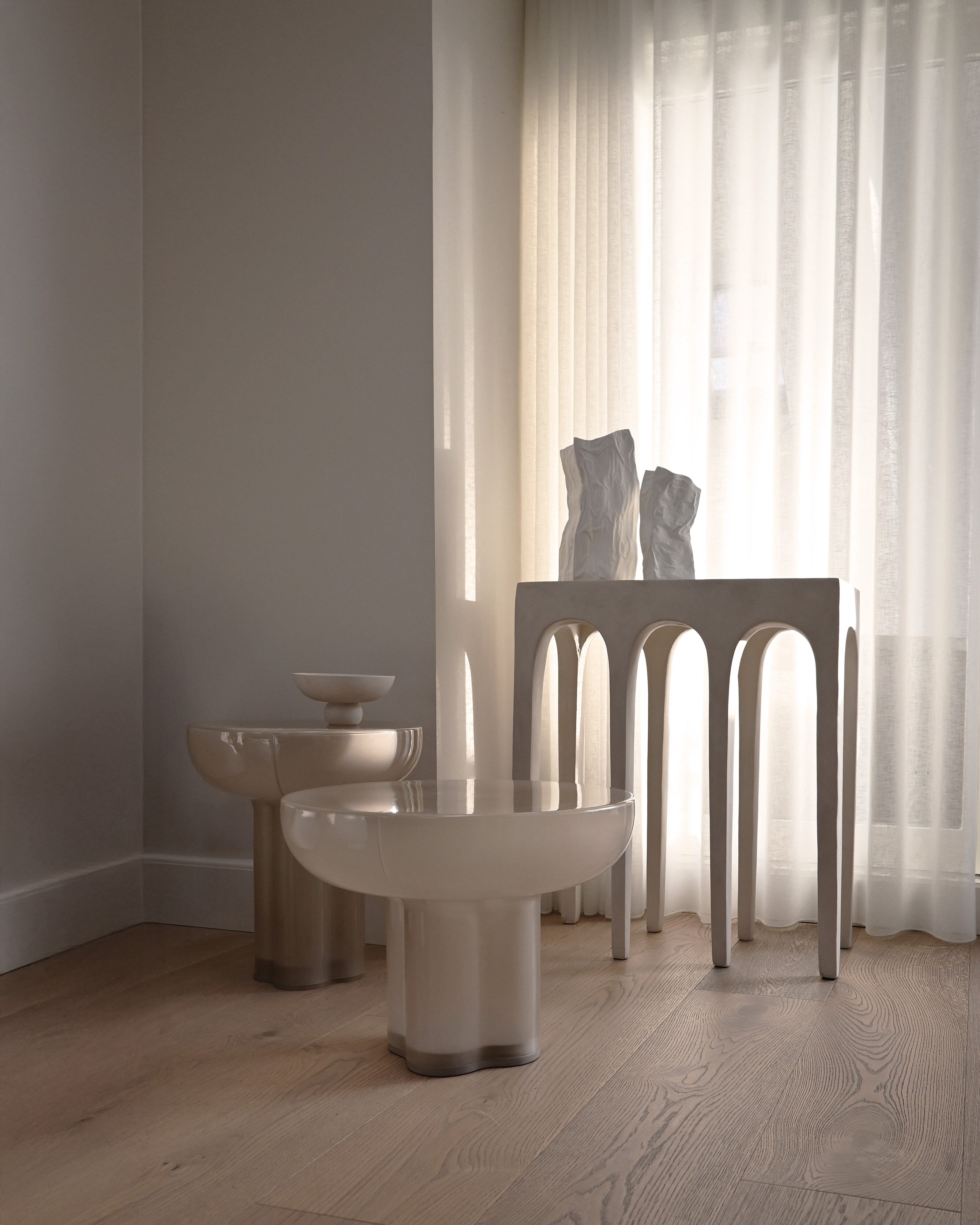 Kami Vase, Mini - Bone White