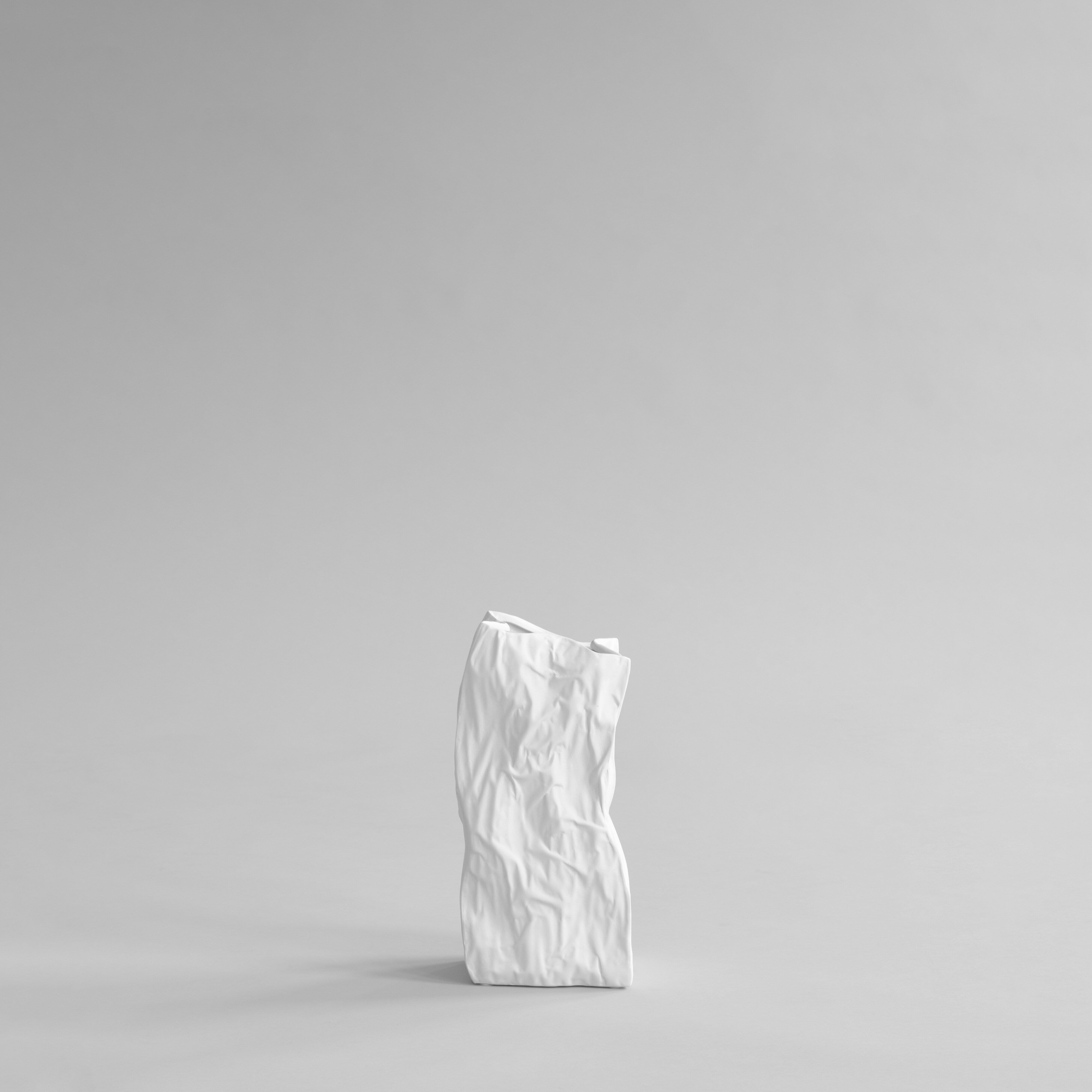 Kami Vase, Medio - Bone White