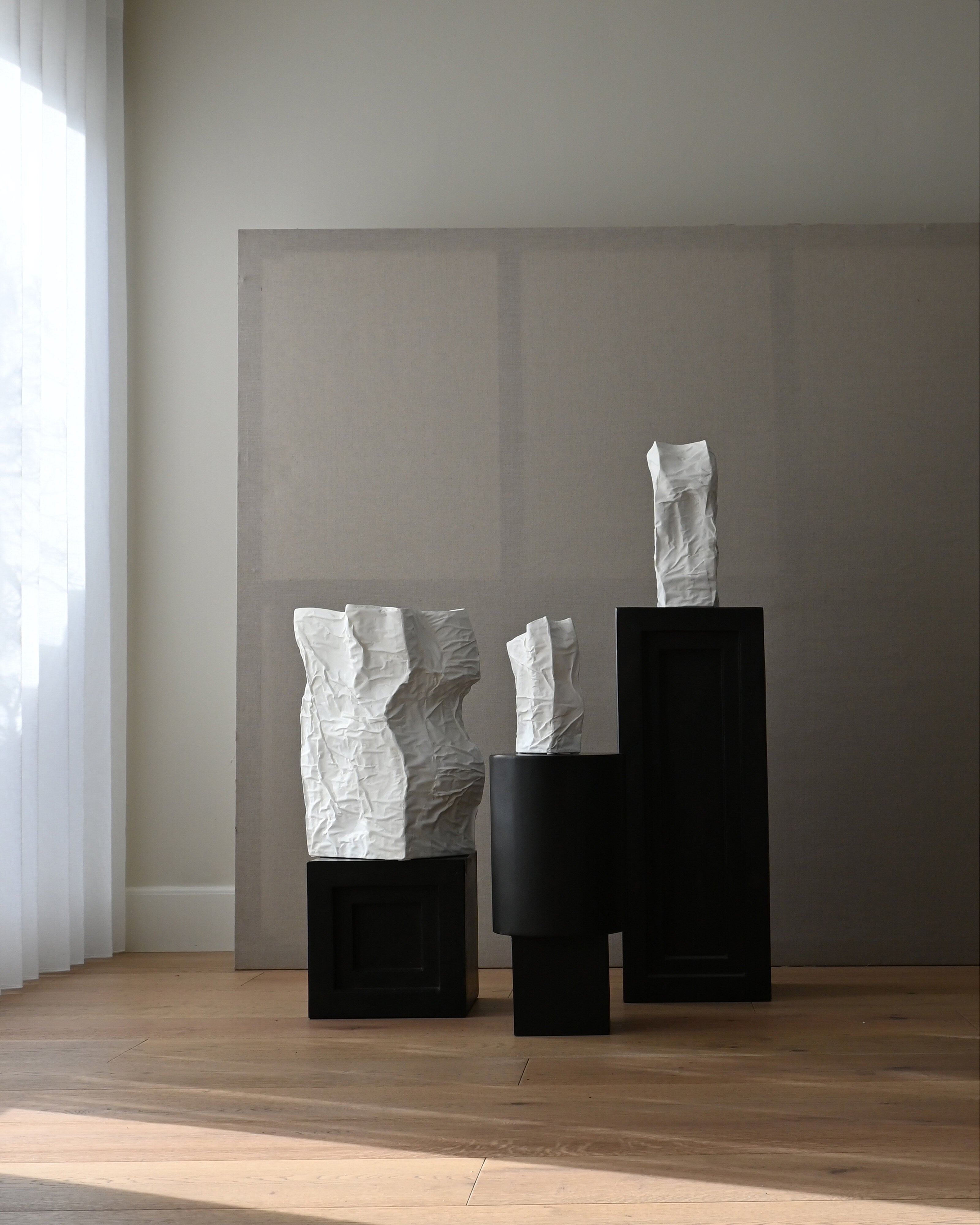 Kami Vase, Big - Bone White