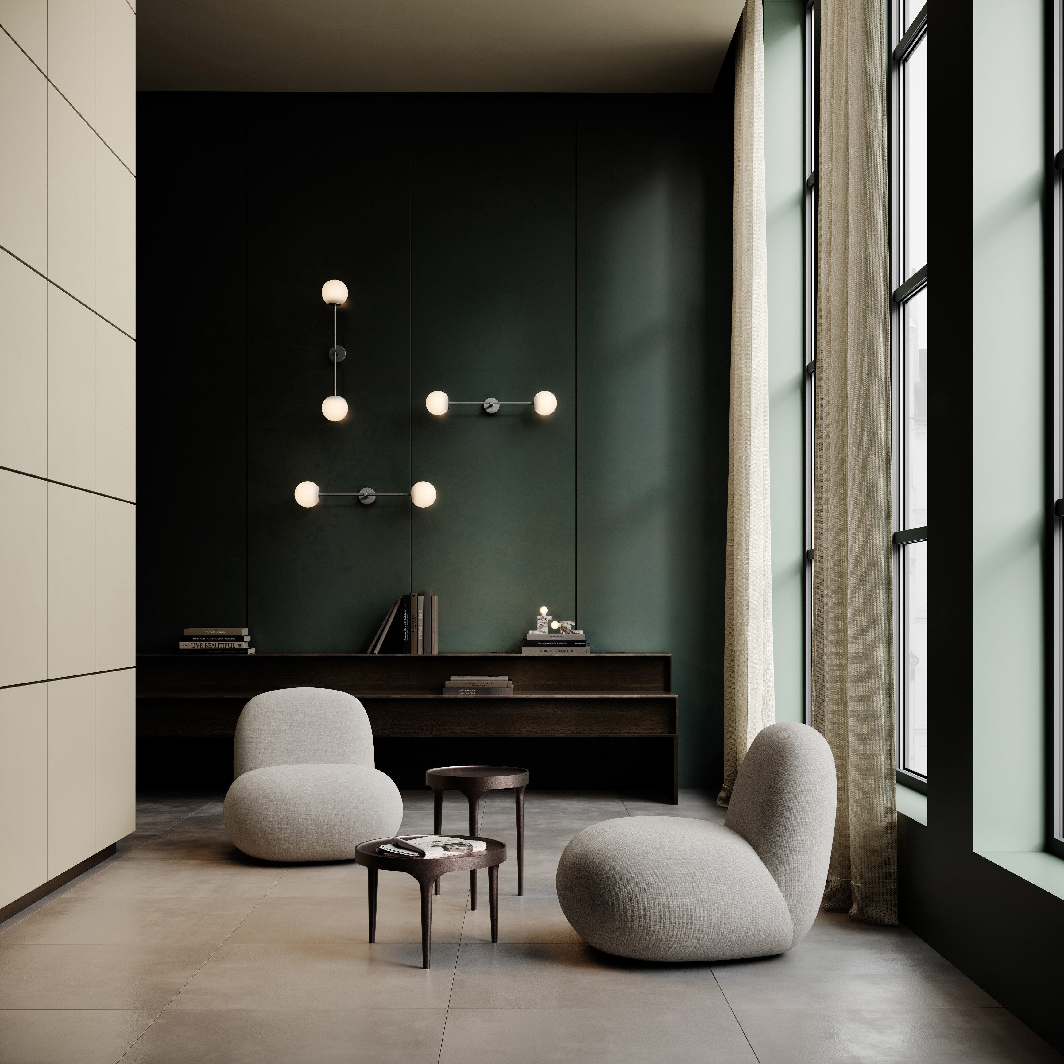 Toe Chair, Flat - Taupe