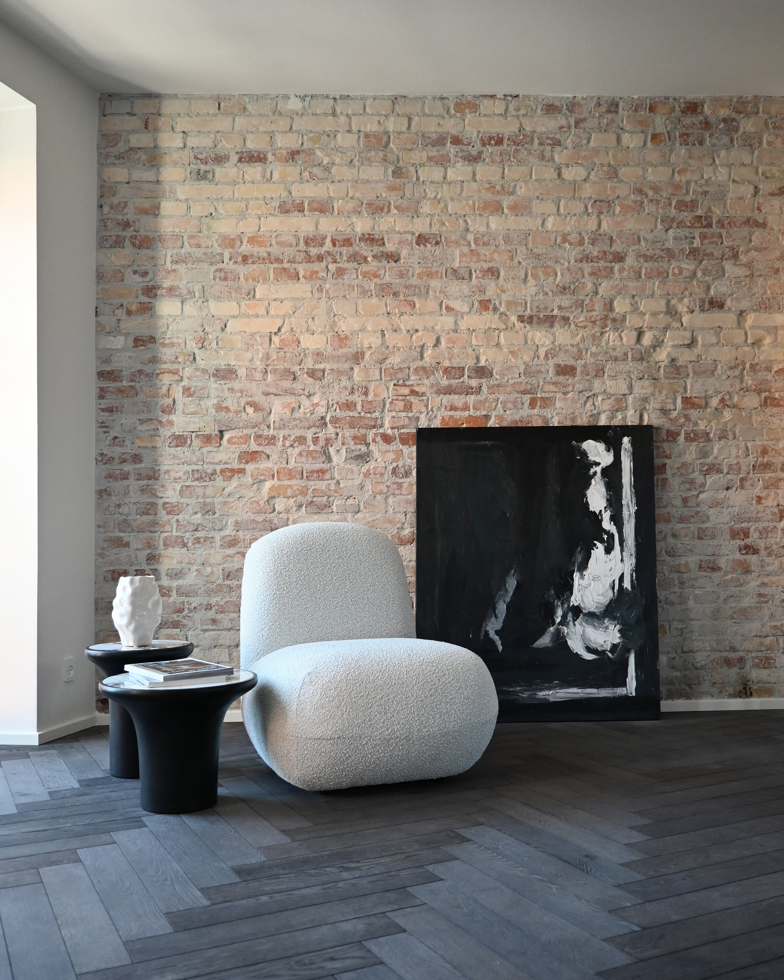 Toe Chair, Flat - Off White (CPH 900)
