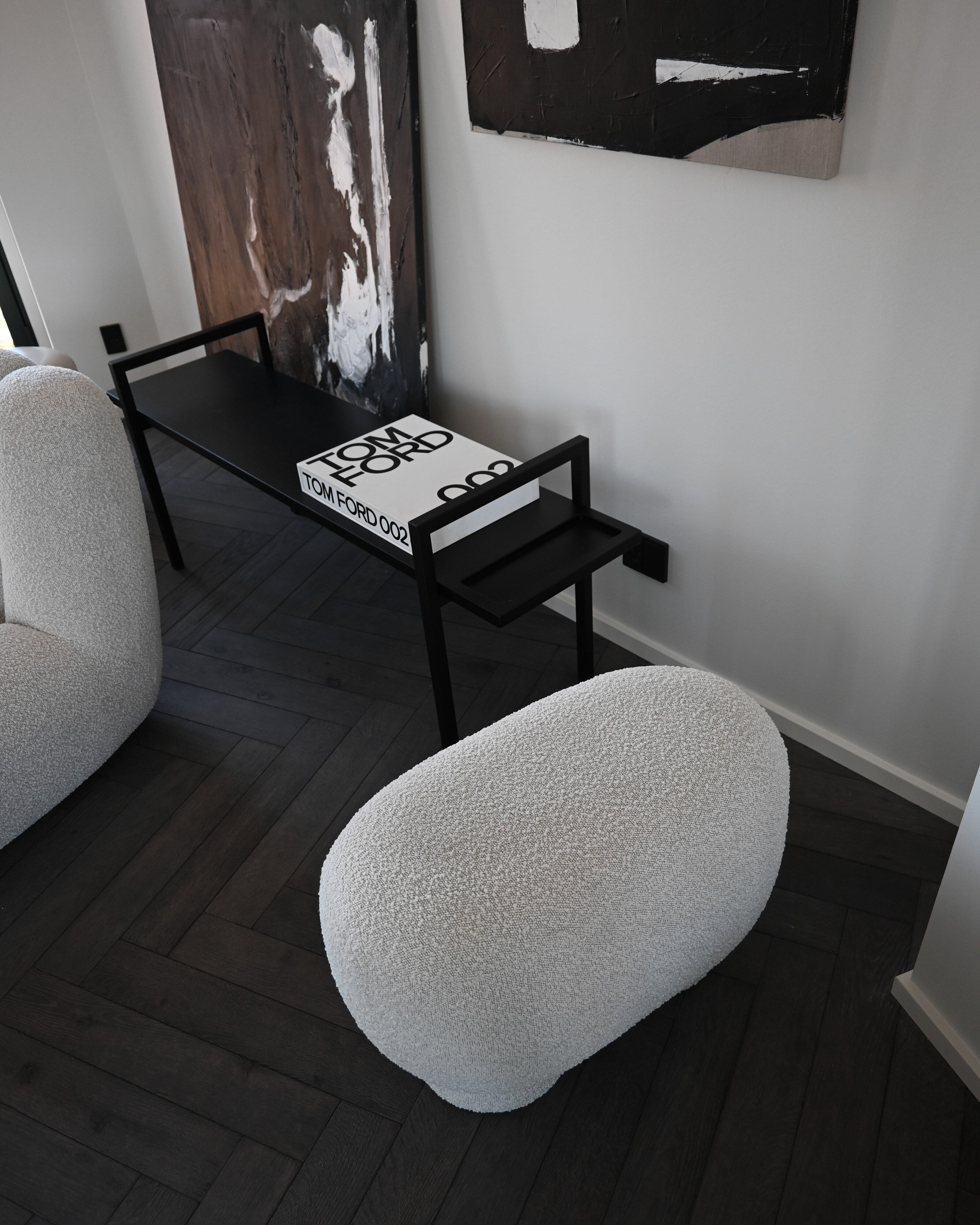 Big Foot Bench, Petit - Off White