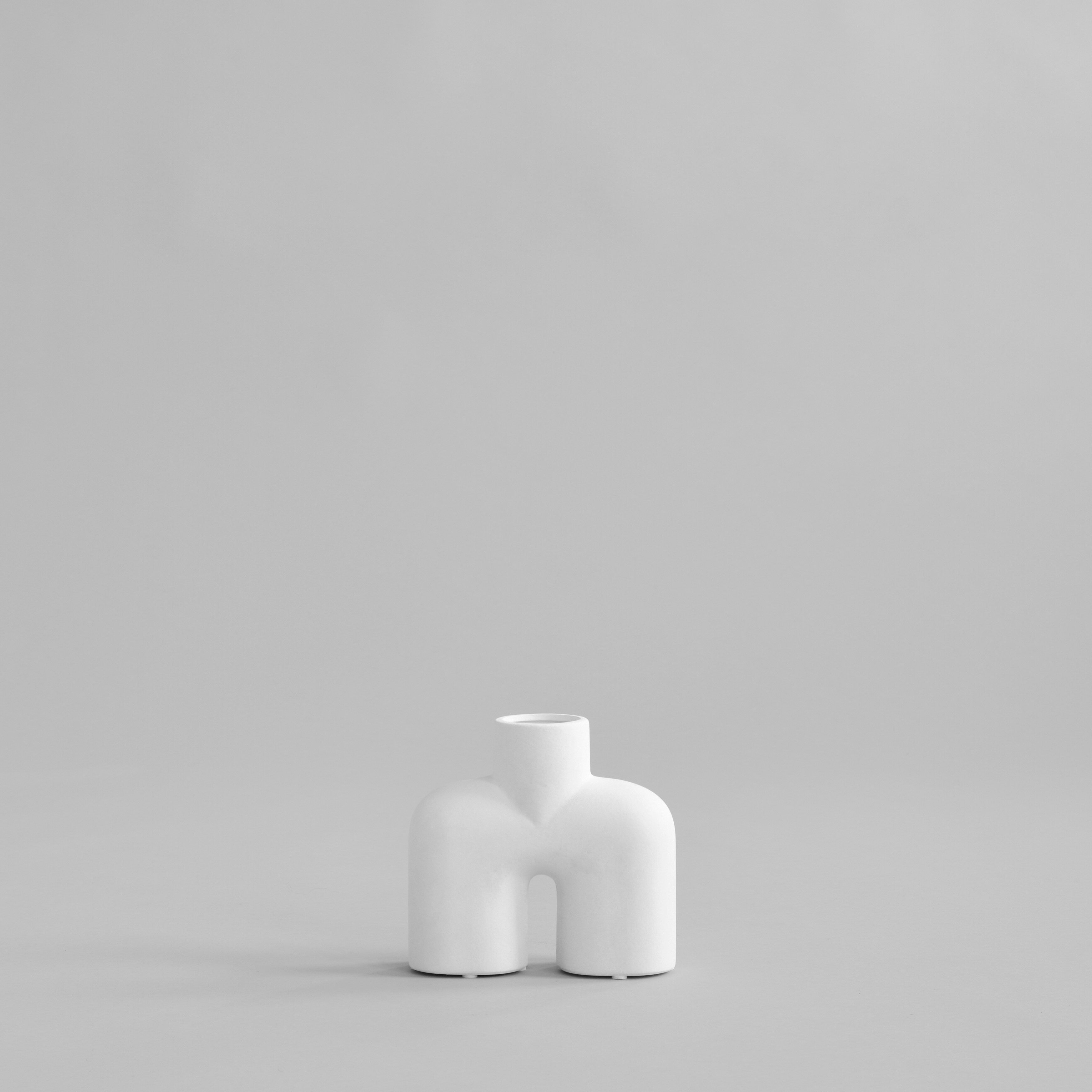 Cobra Vase Uno, Mini - Bone White