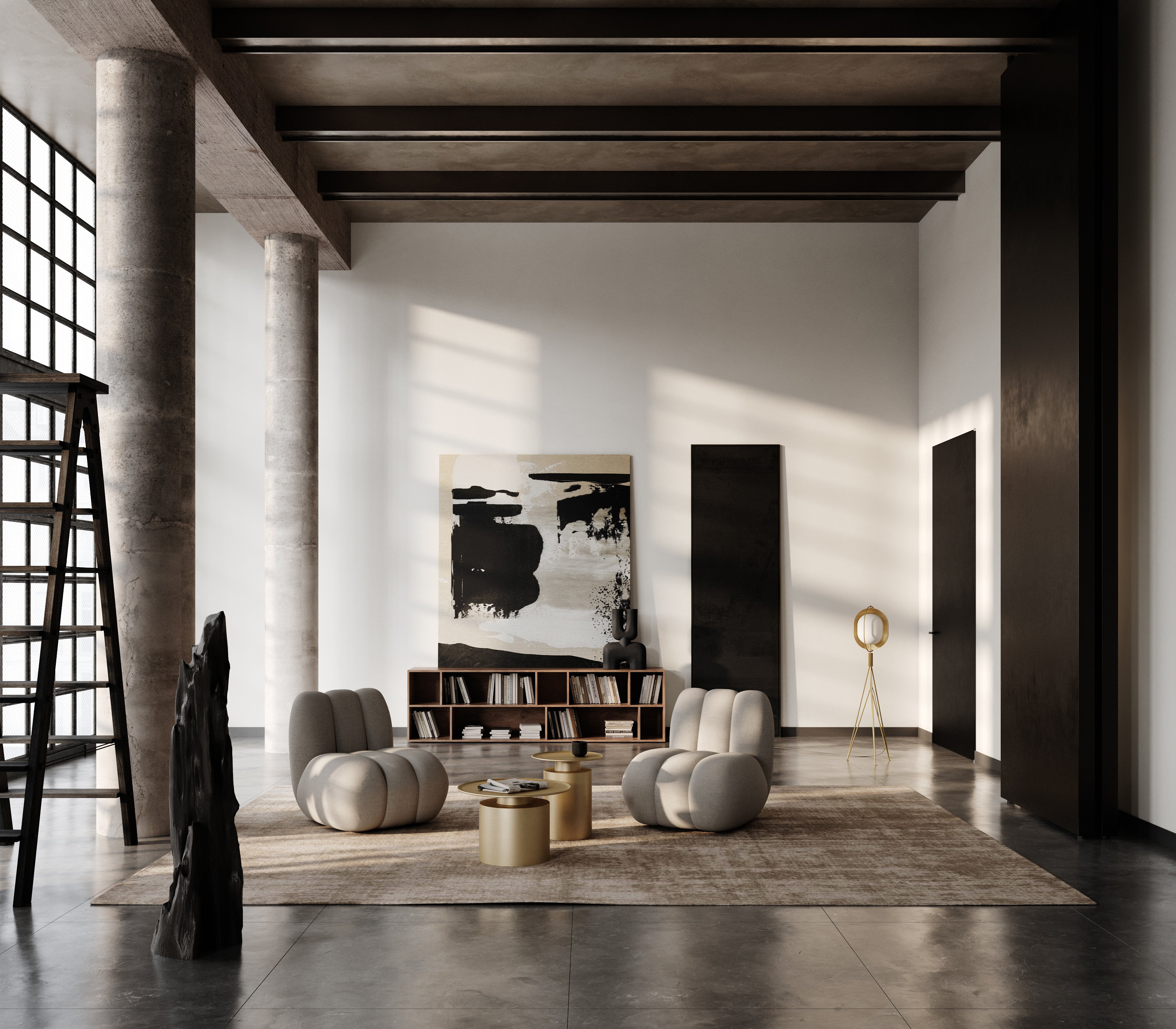 Toe Chair - Taupe