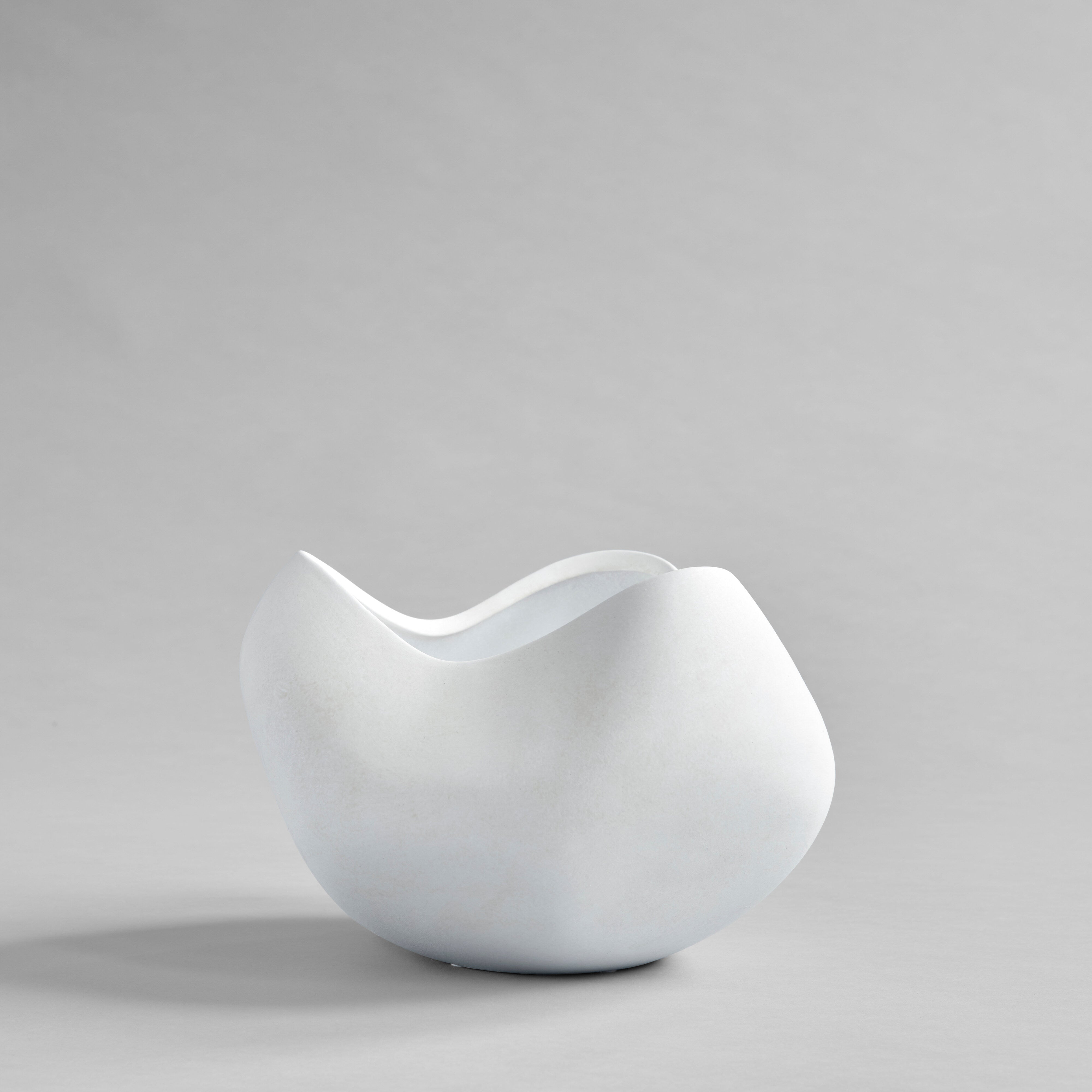 Curve Bowl, Big - Bone White