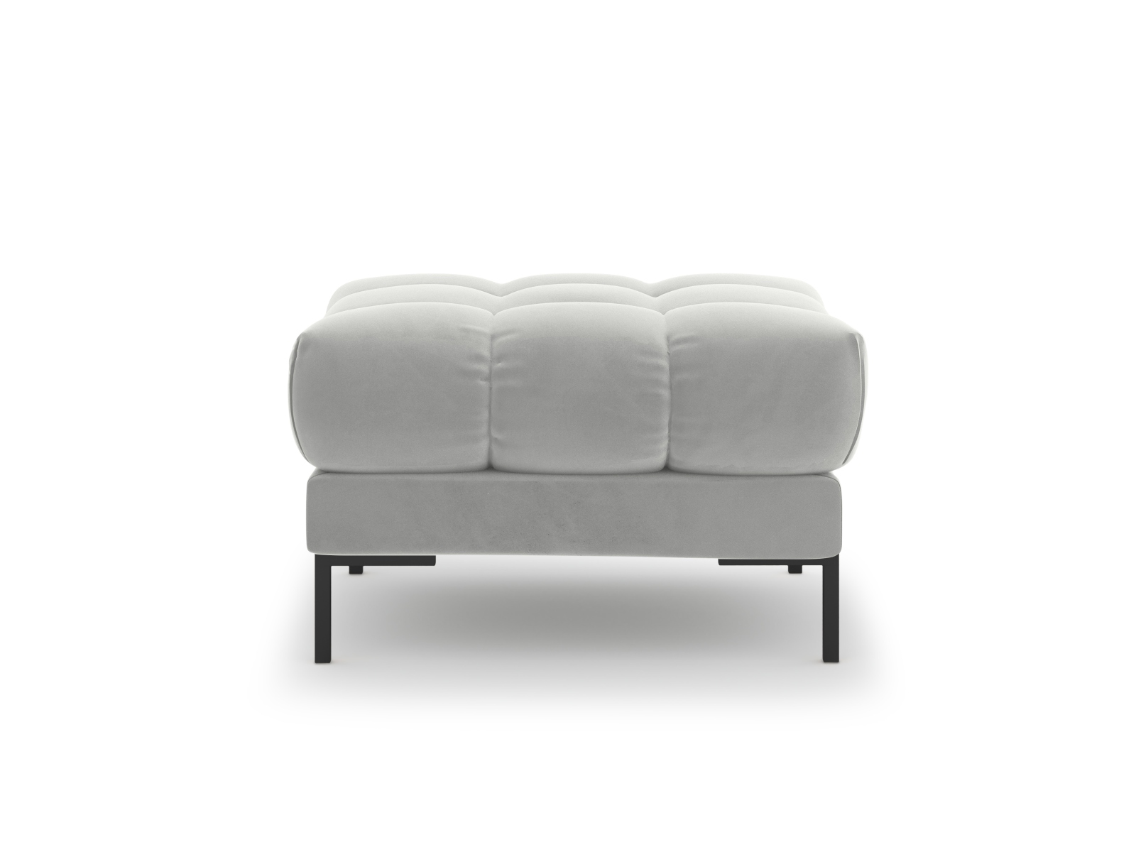 Velvet Pouf, "Mamaia", 1 Seat, 60x60x41