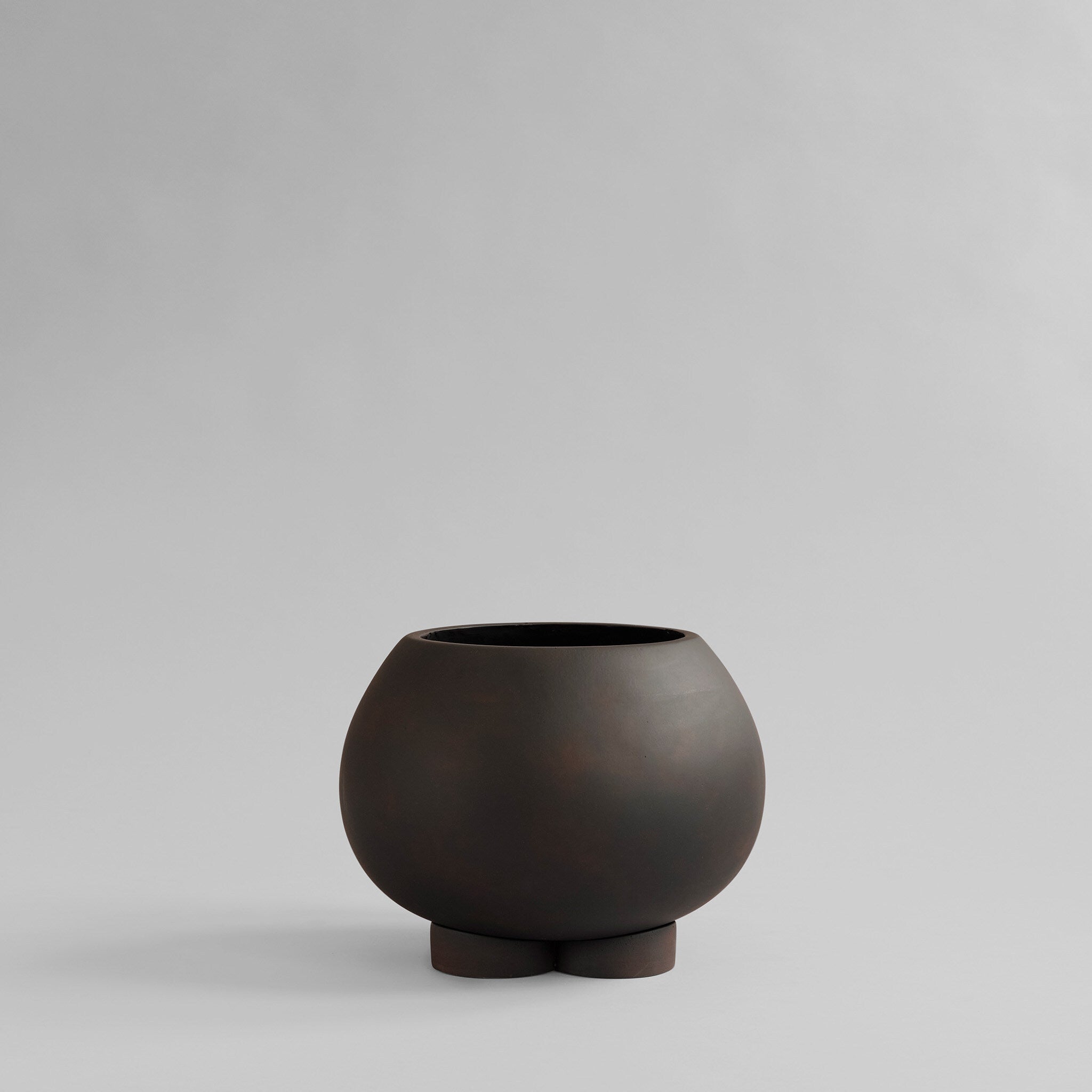 Urchin Plant Pot, Mini - Coffee