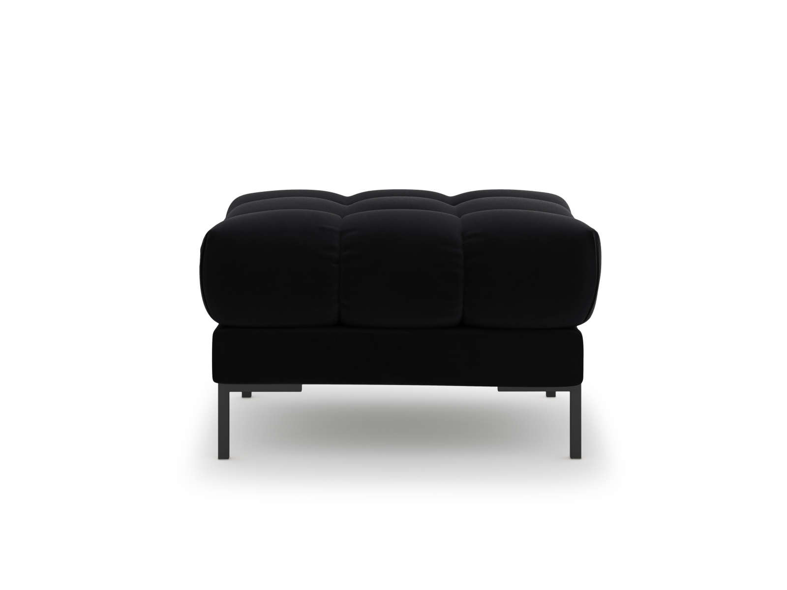 Velvet Pouf, "Mamaia", 1 Seat, 60x60x41