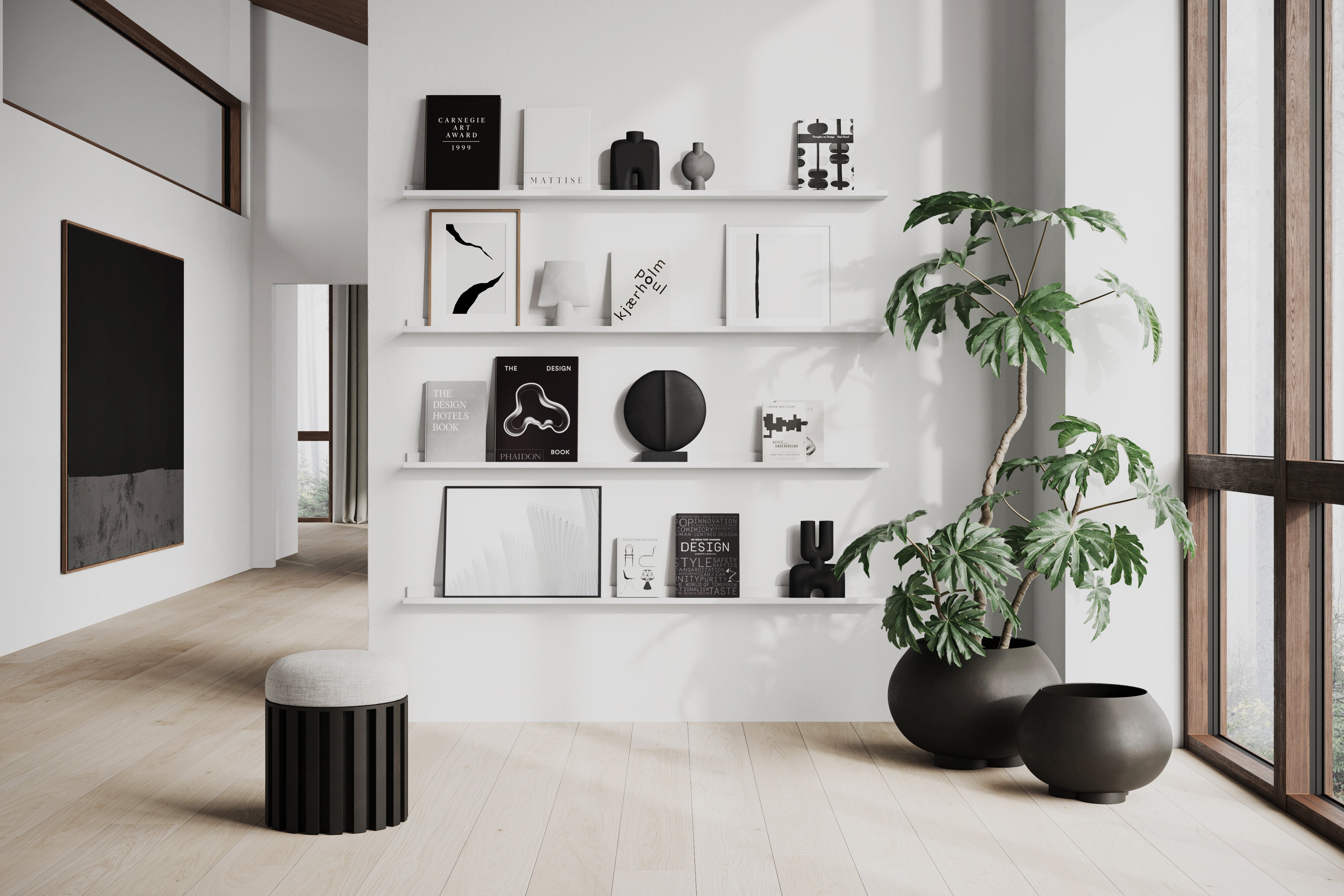 Urchin Plant Pot, Big - Coffee
