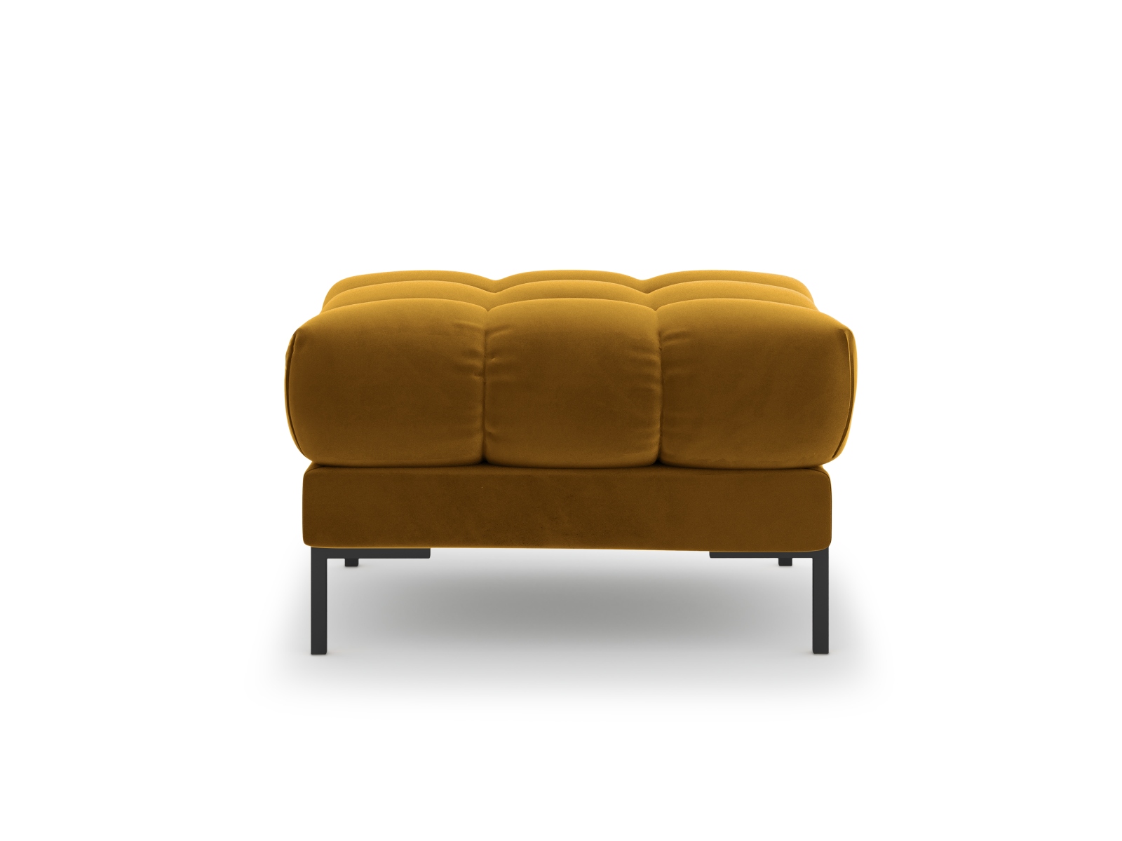 Velvet Pouf, "Mamaia", 1 Seat, 60x60x41
