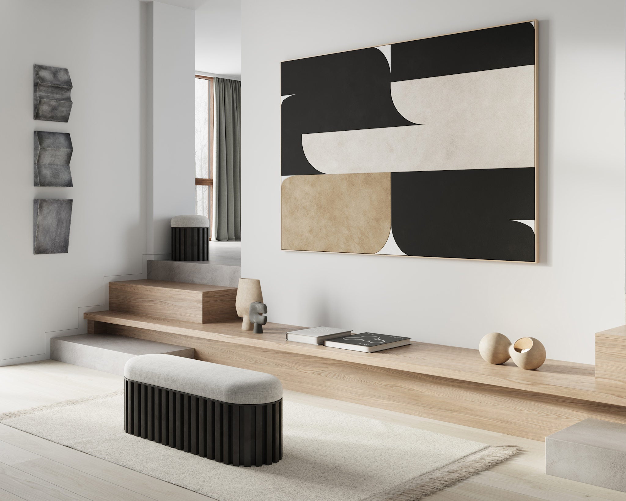 Tribu Bench - Coffee