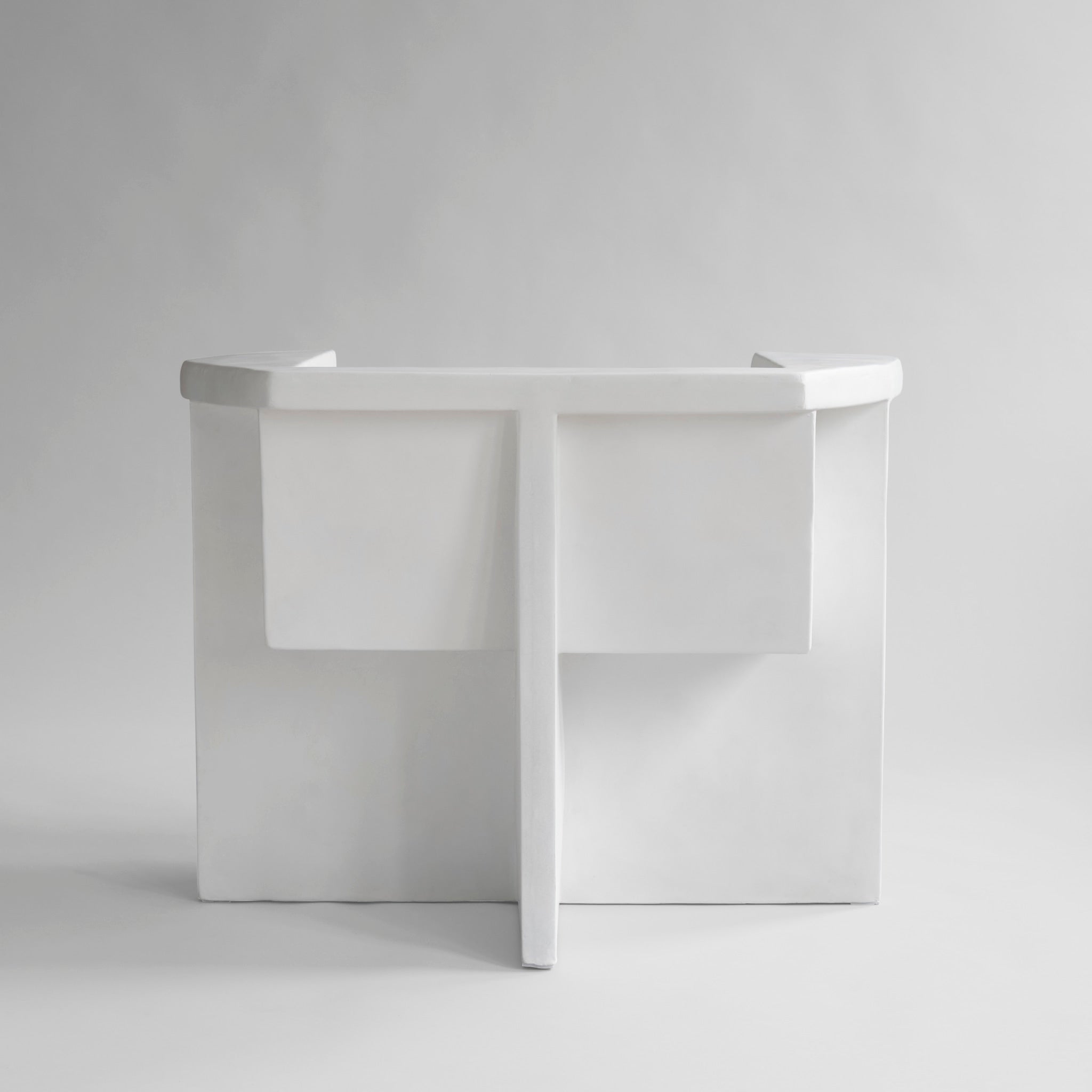 Brutus Lounge Chair - Bone White