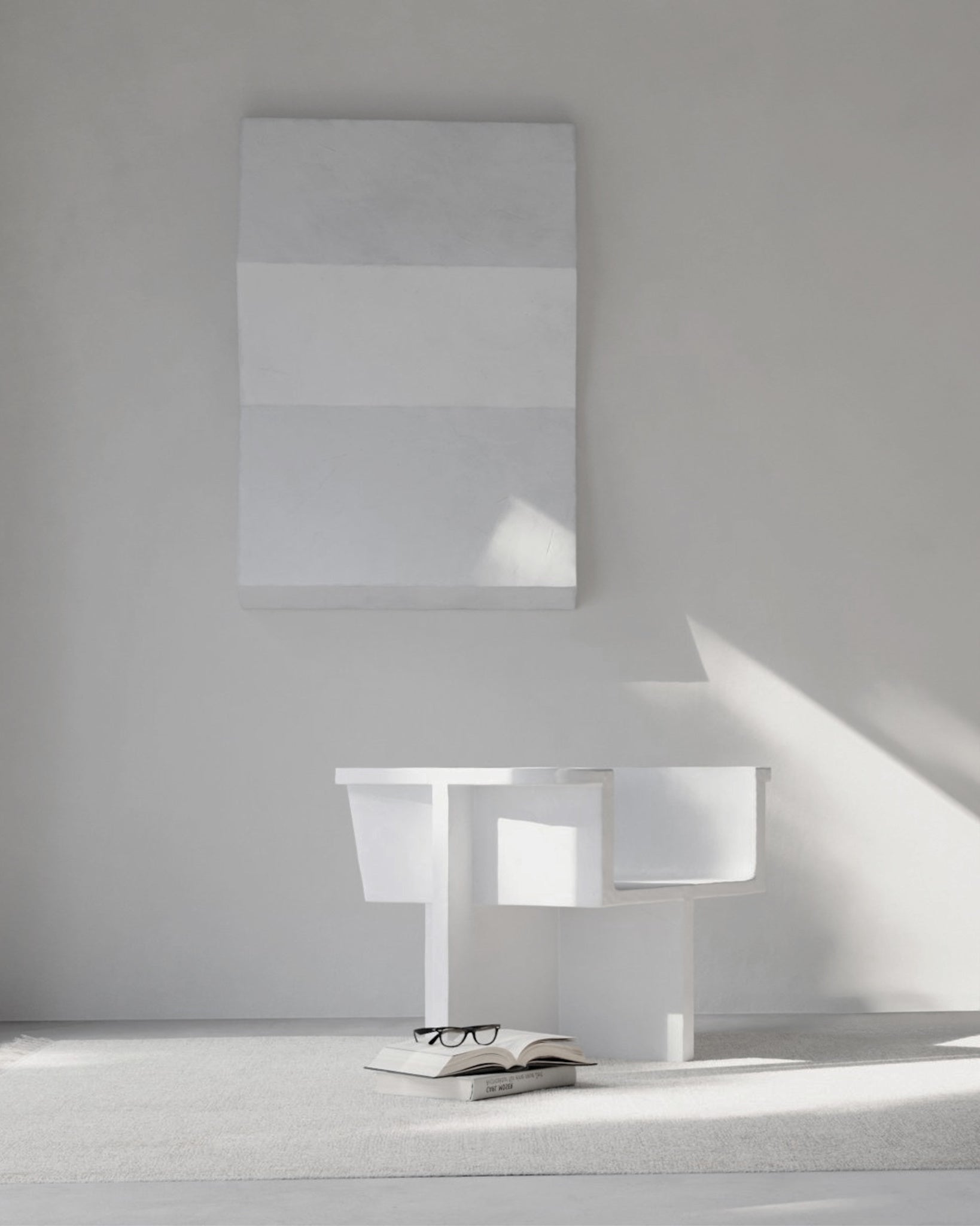 Brutus Lounge Chair - Bone White