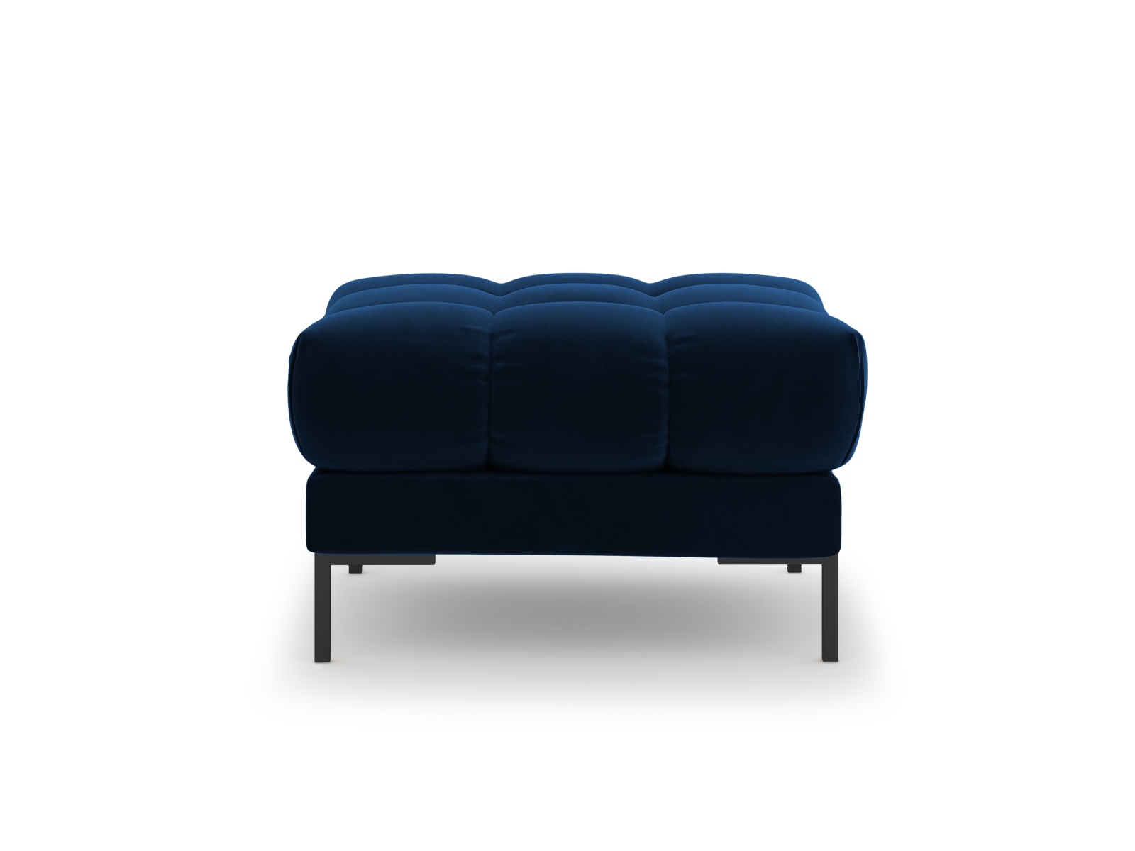 Velvet Pouf, "Mamaia", 1 Seat, 60x60x41