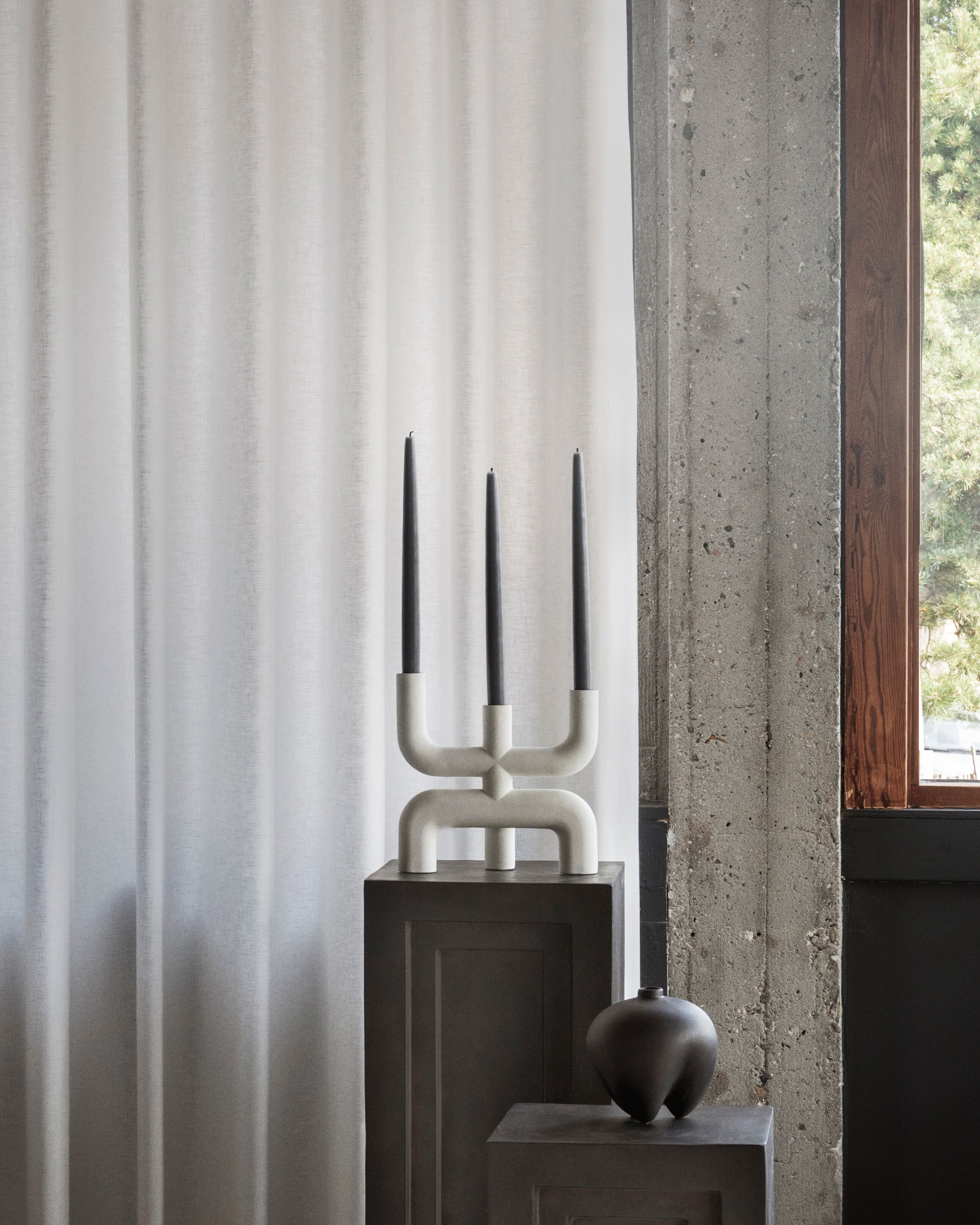 Cobra Candle Holder - Bone White