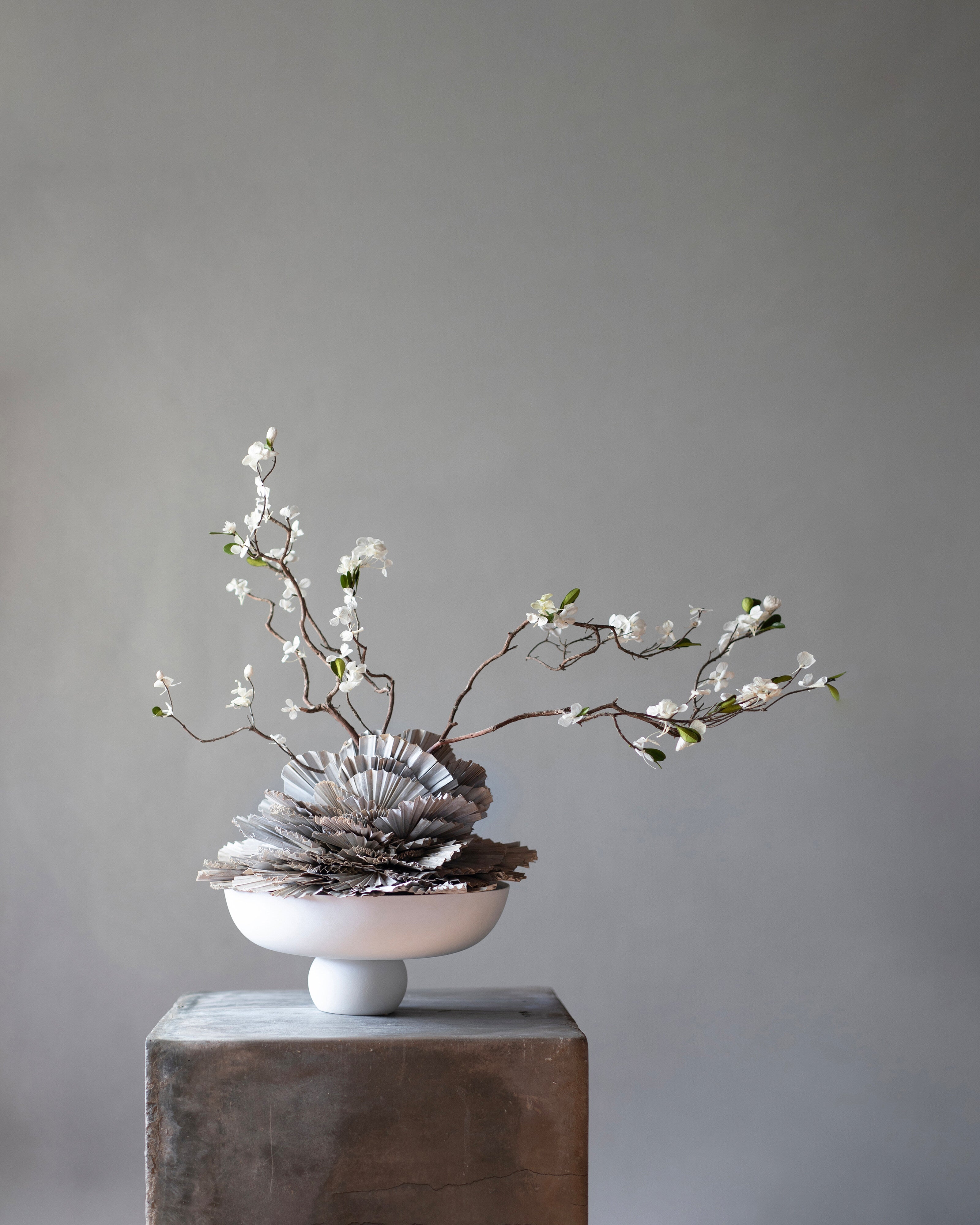 Baburu Bowl, Medio - Bone White