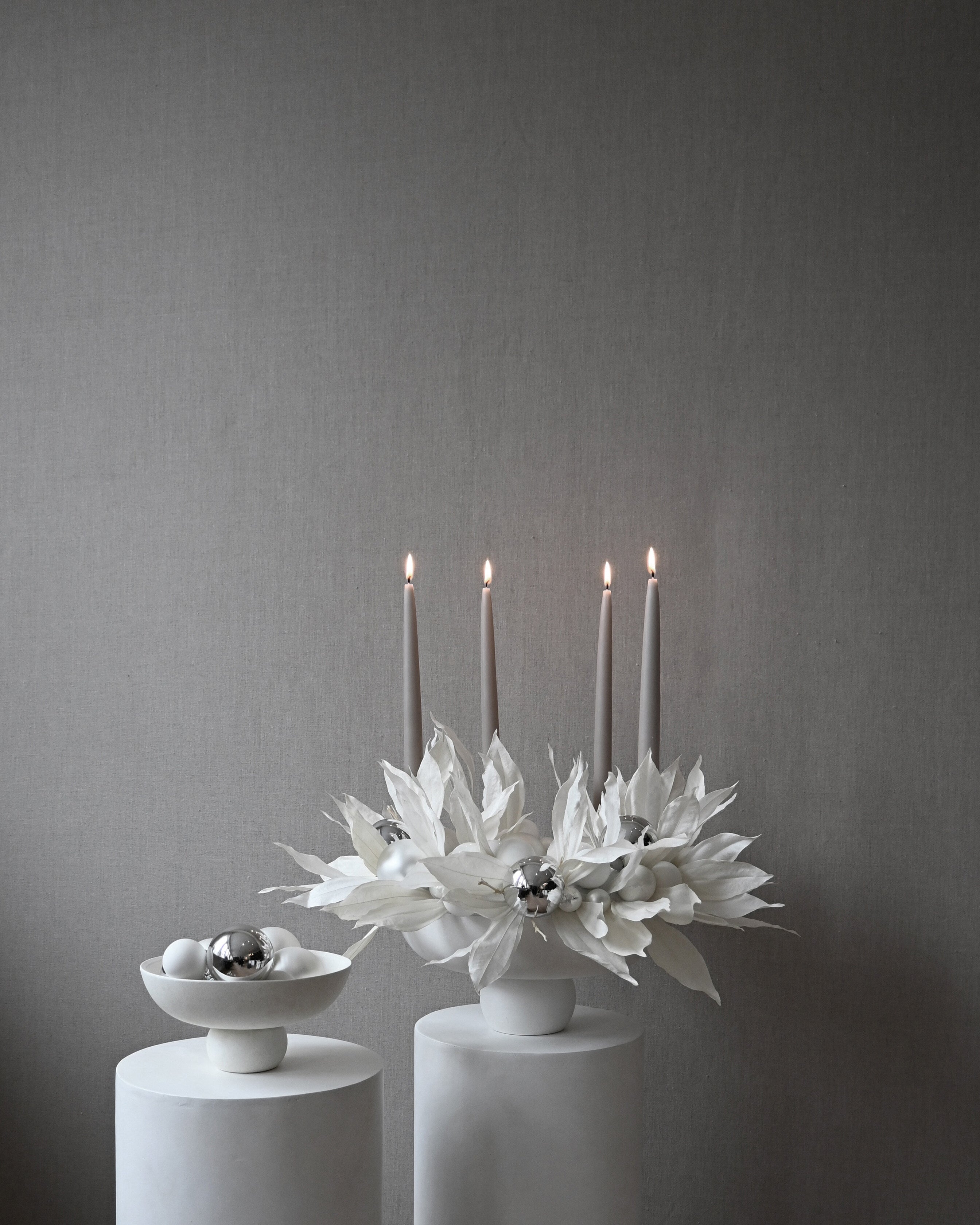 Baburu Bowl, Medio - Bone White