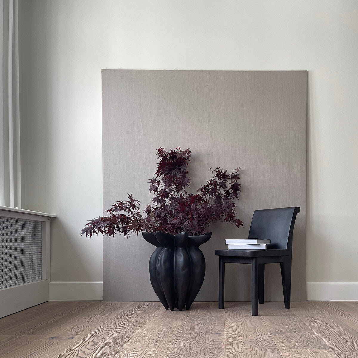 Brutus Slim Dining Chair - Coffee