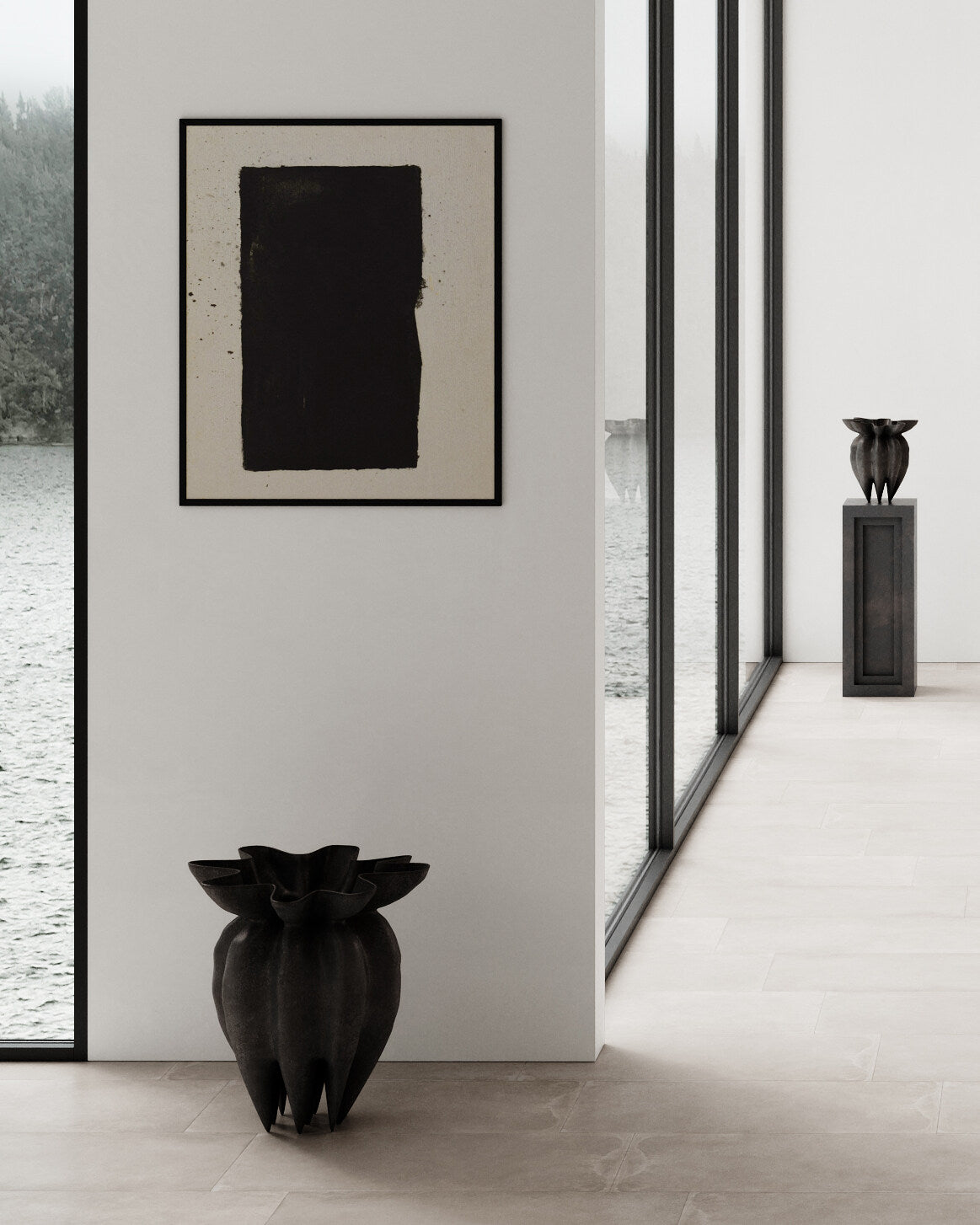 Lotus Vase, Mini - Coffee
